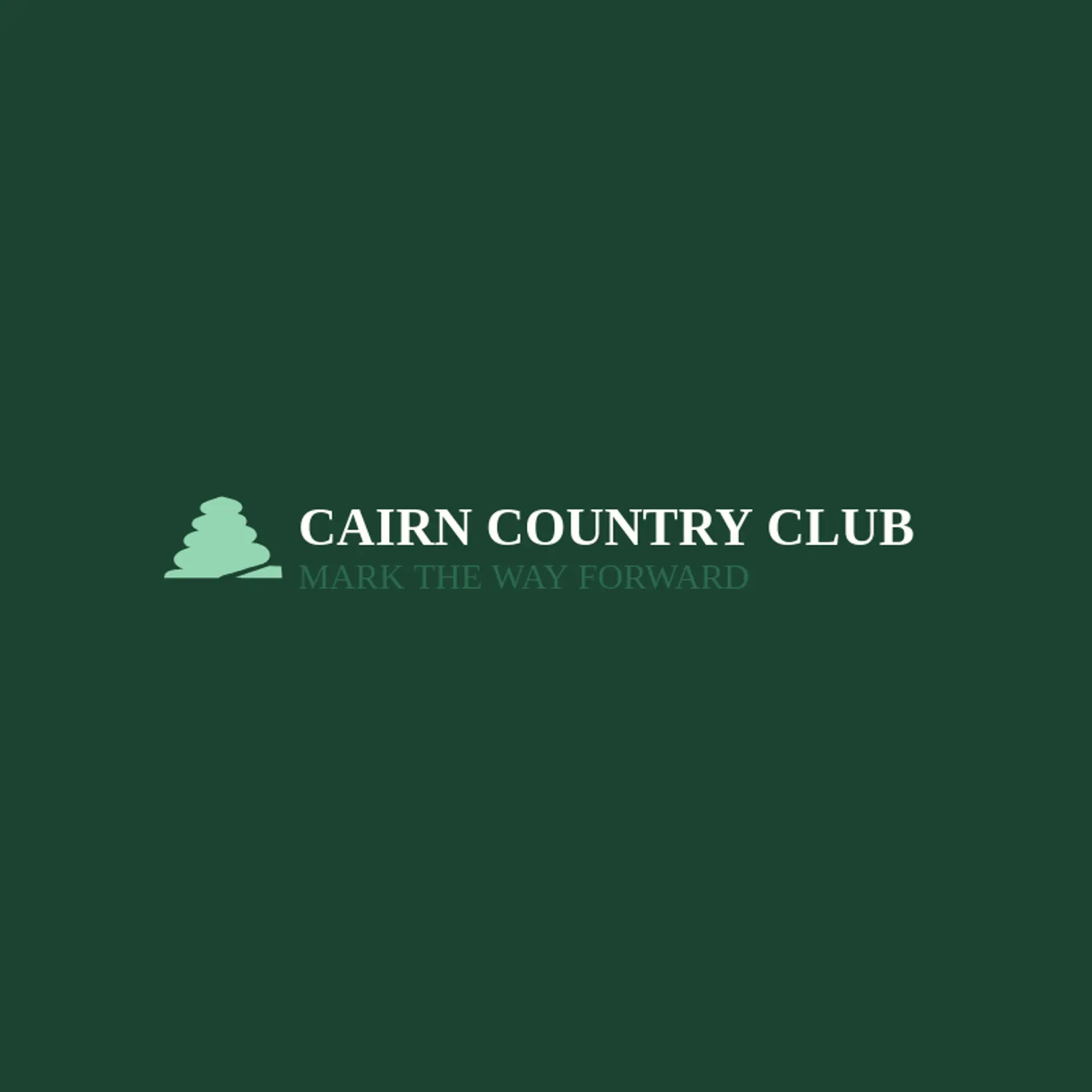 Cairn Country Club logo for trail
