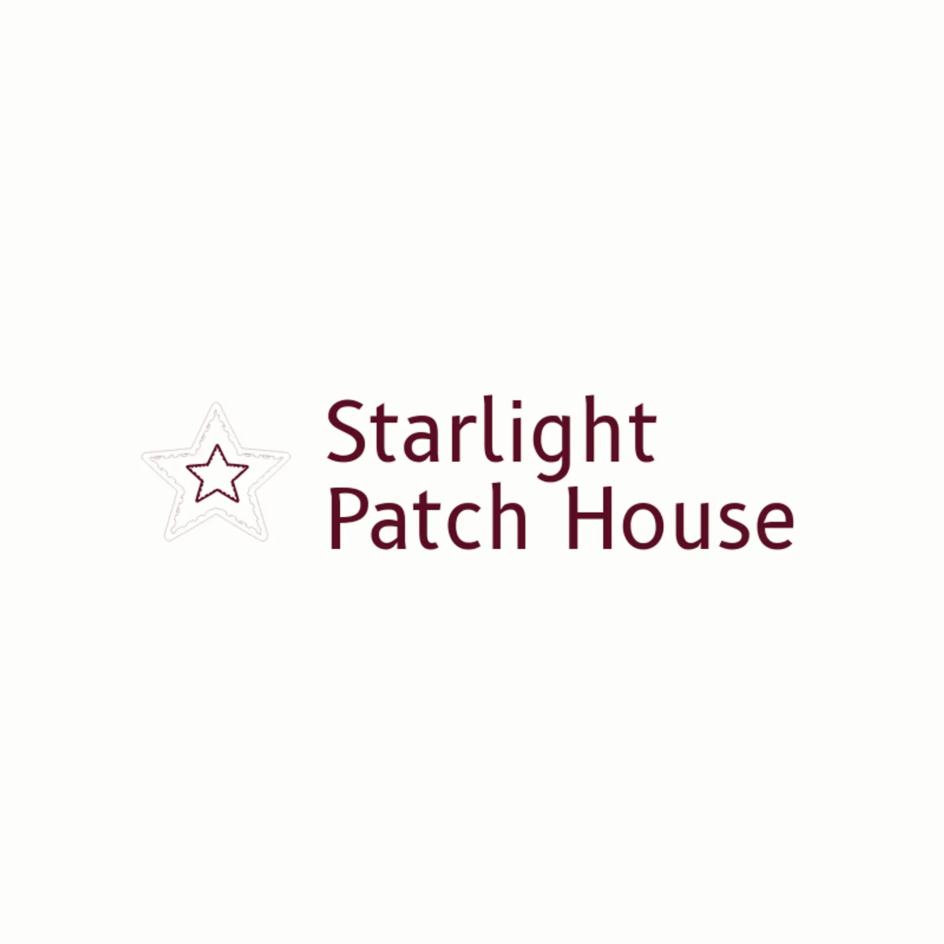 Starlight Patch House logo for embroidery