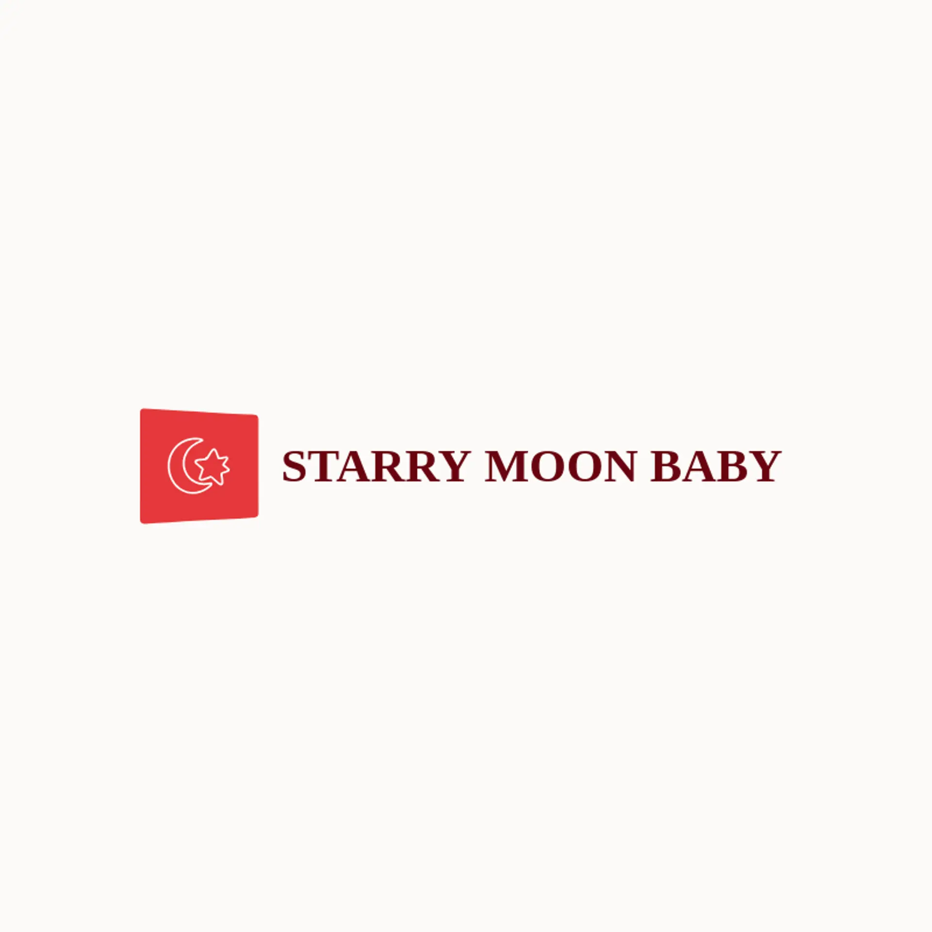 Starry Moon Baby logo for baby