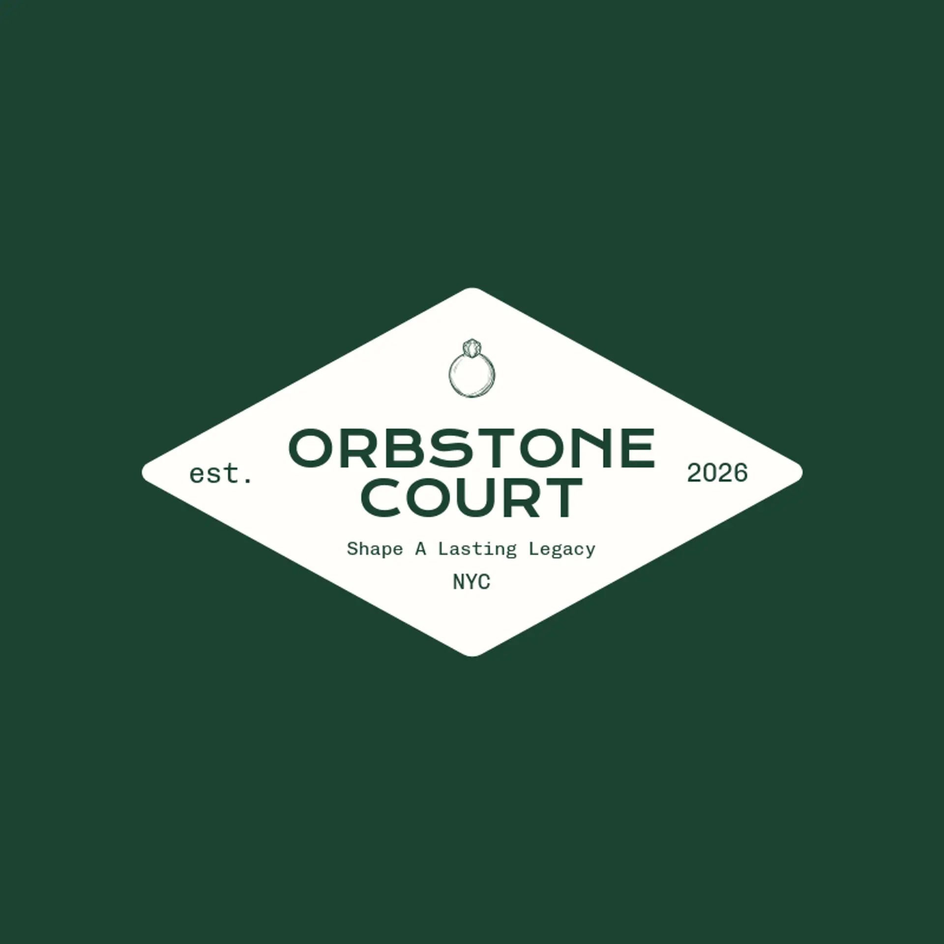 Orbstone Court logo for royal
