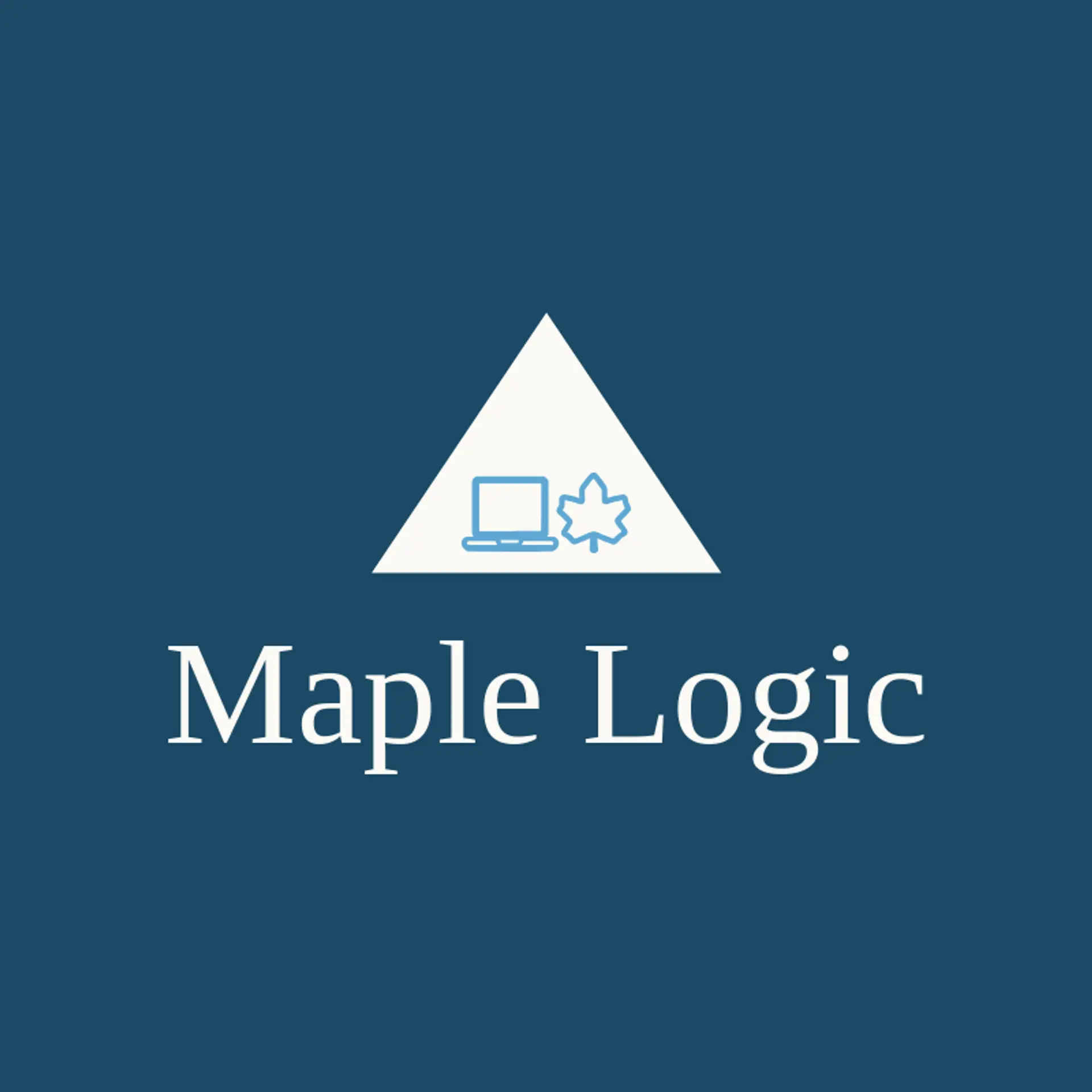 Maple Logic logo for laptop