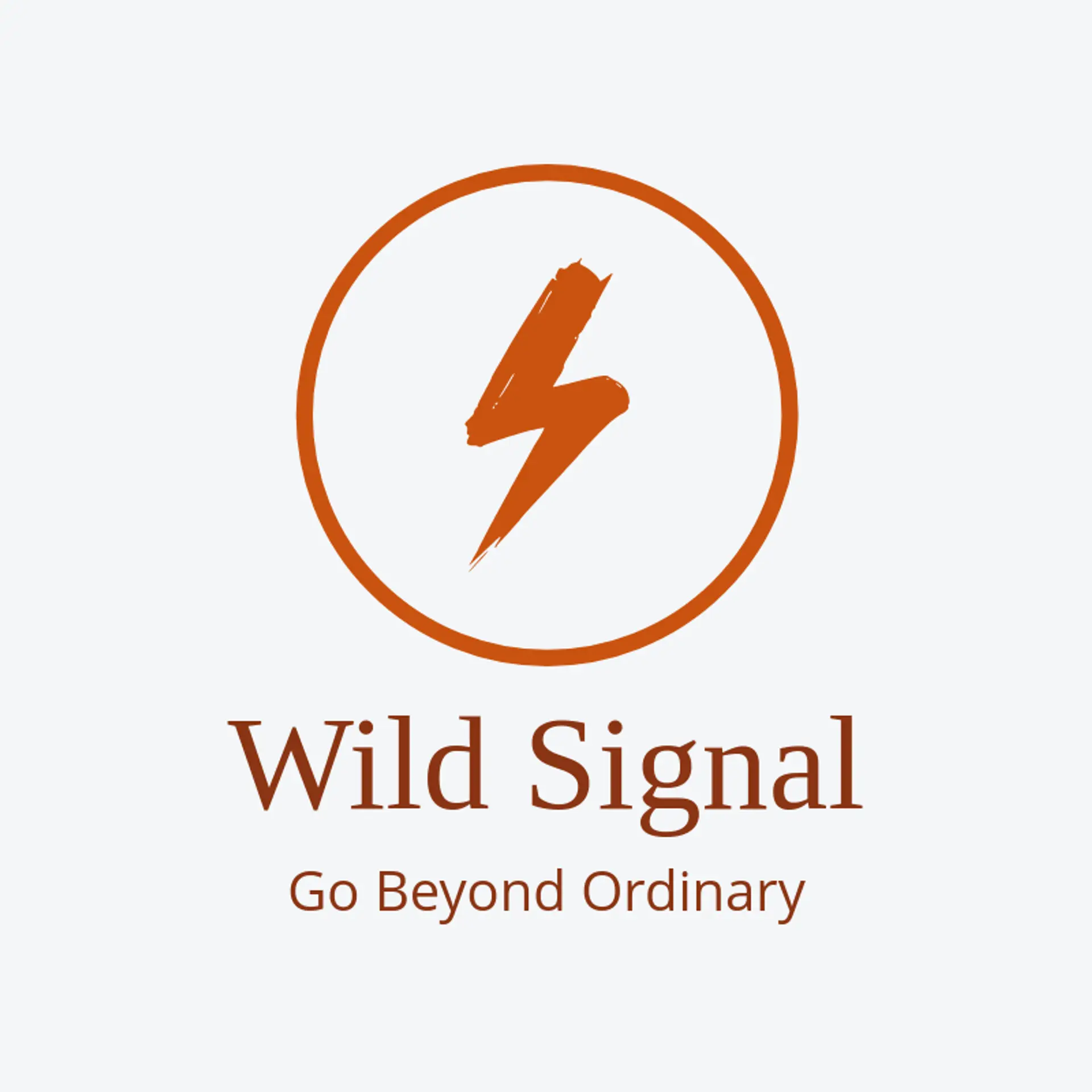 Wild Signal logo for static
