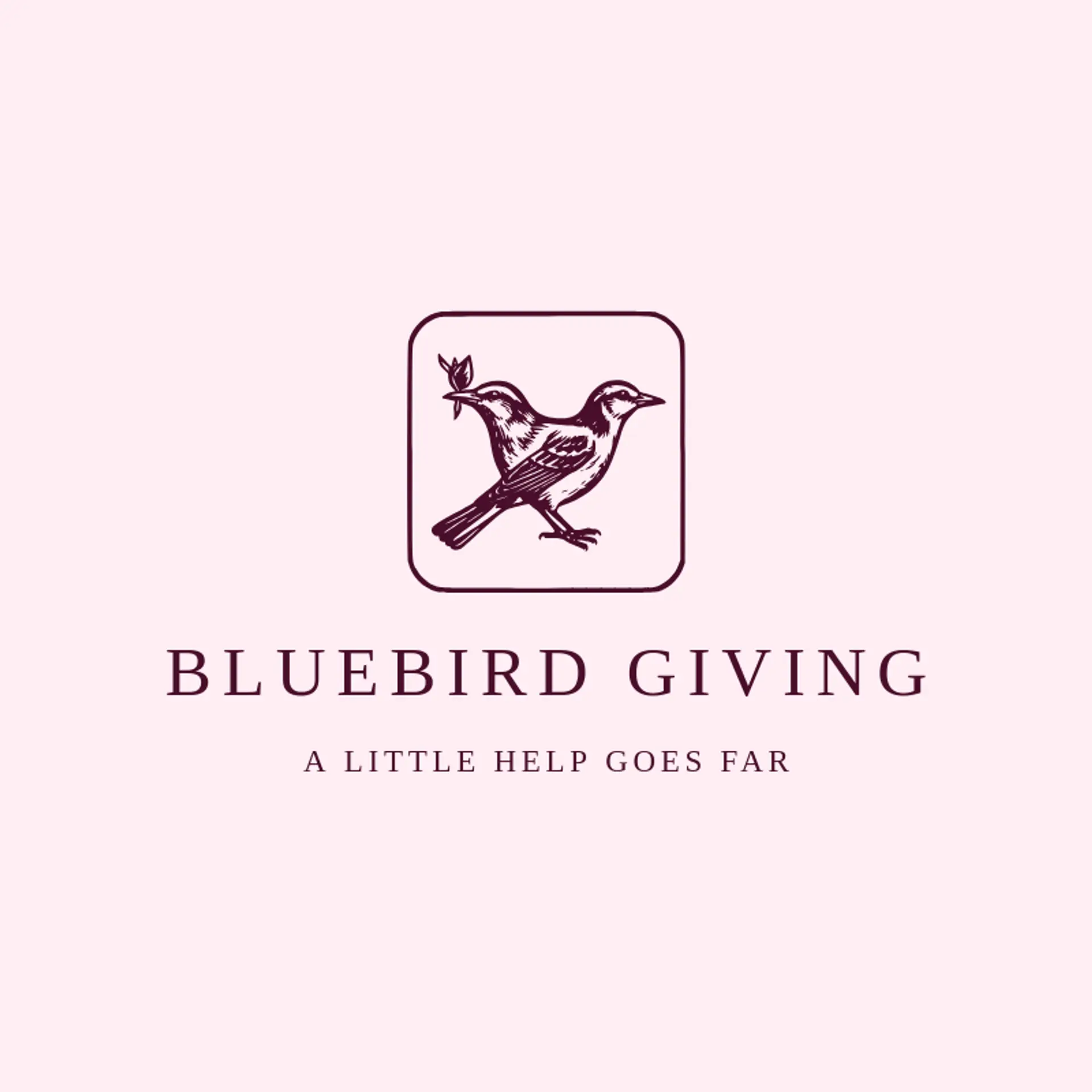 Bluebird Giving logo for donation