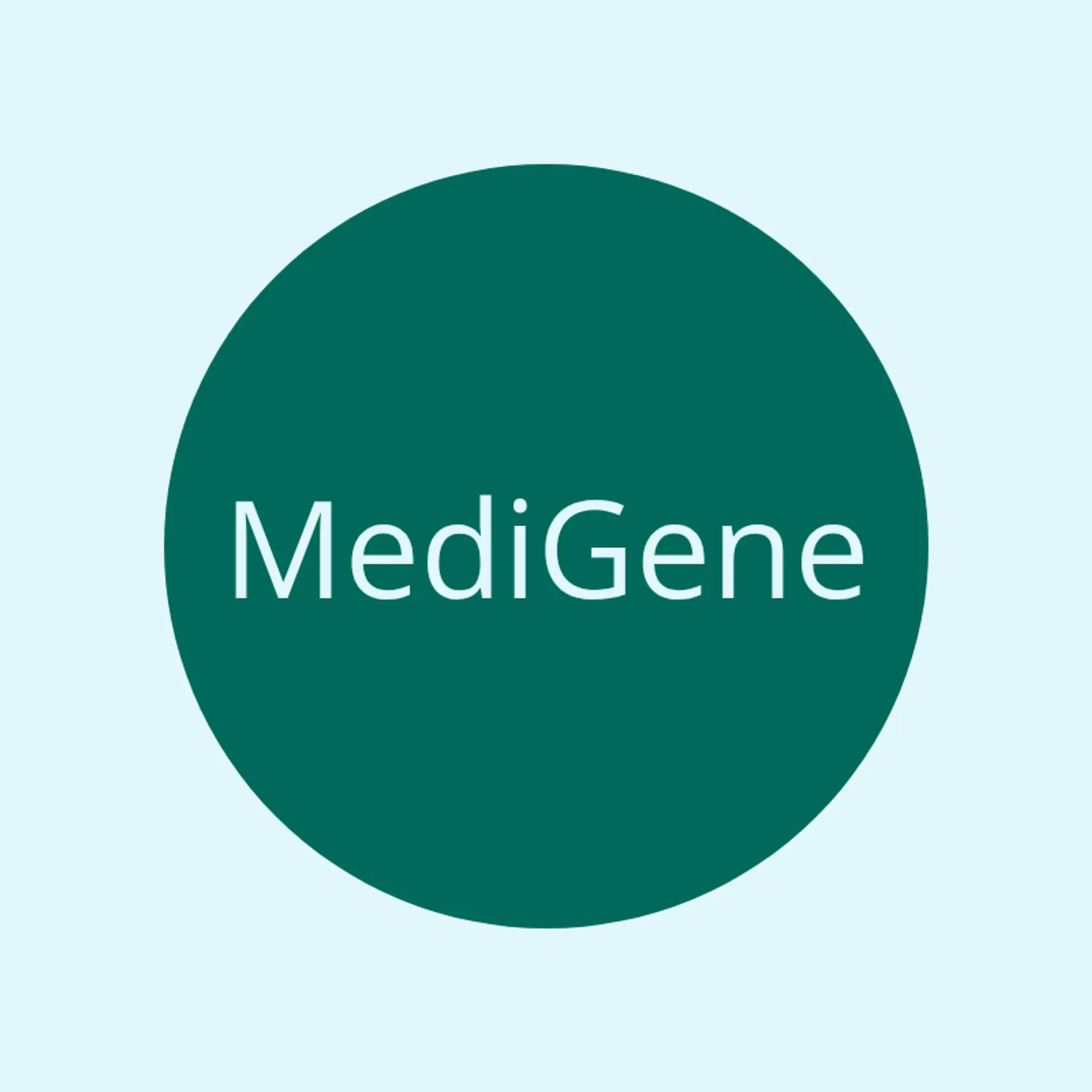 MediGene logo for biopharma medical