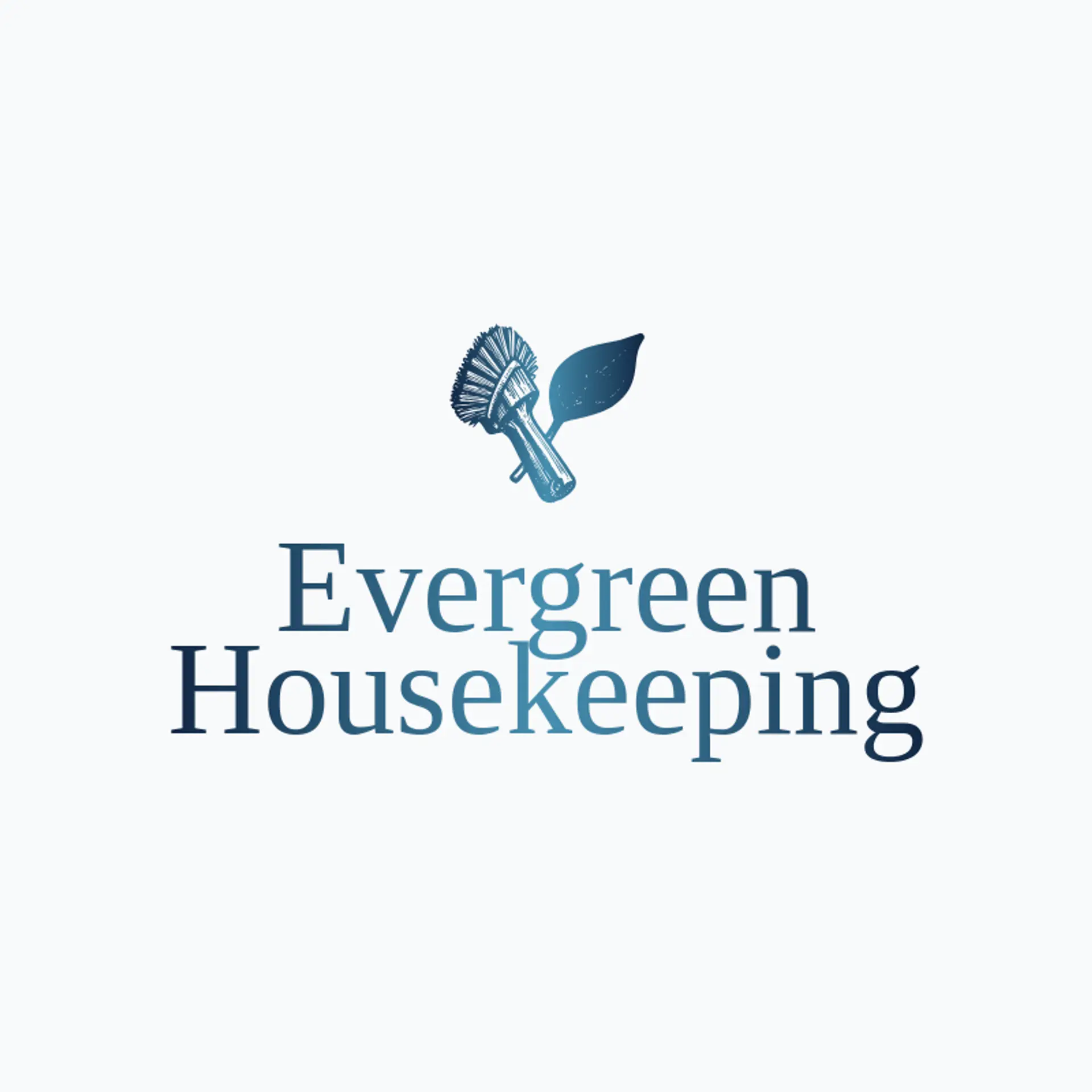 Evergreen Housekeeping logo for housekeeping