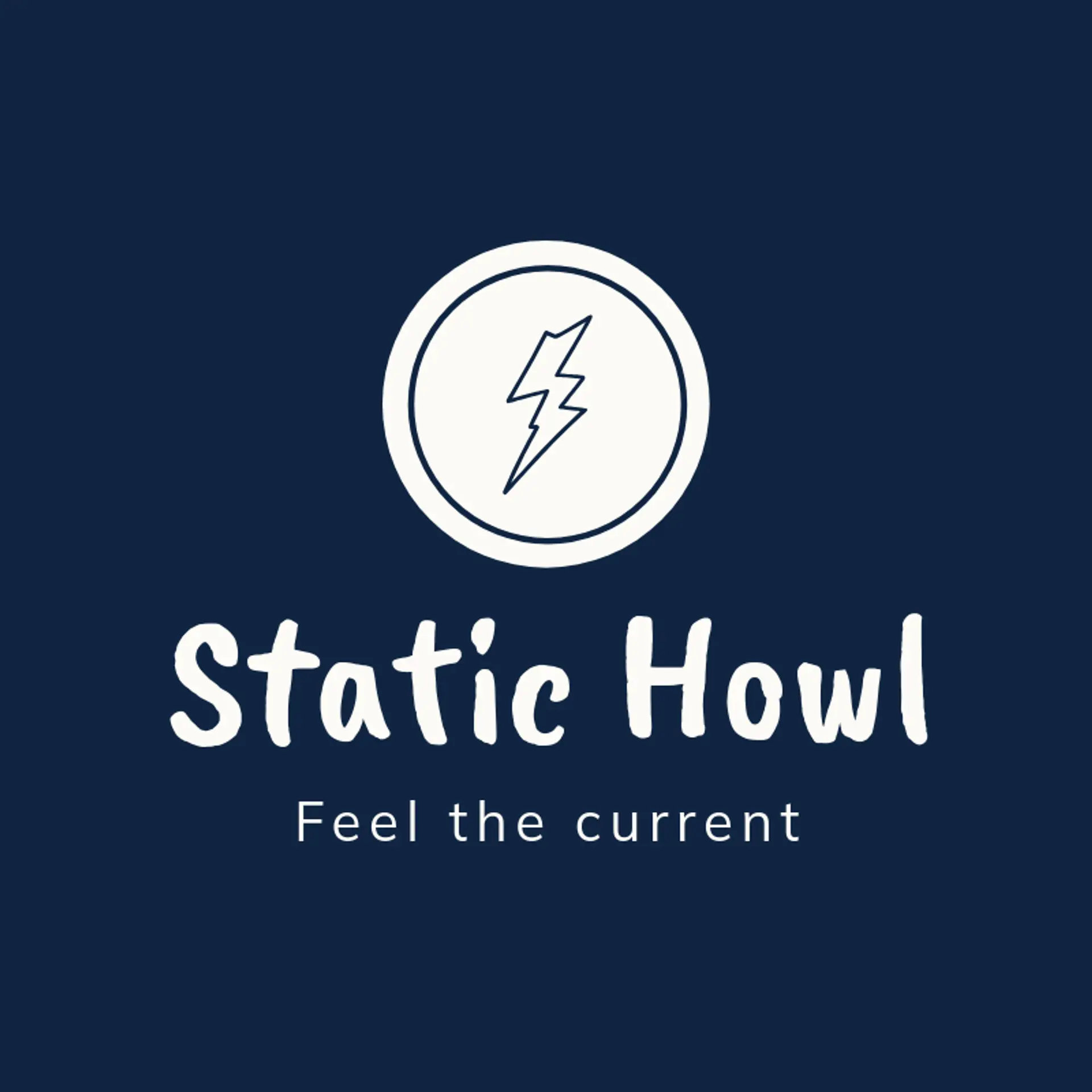 Static Howl logo for death metal