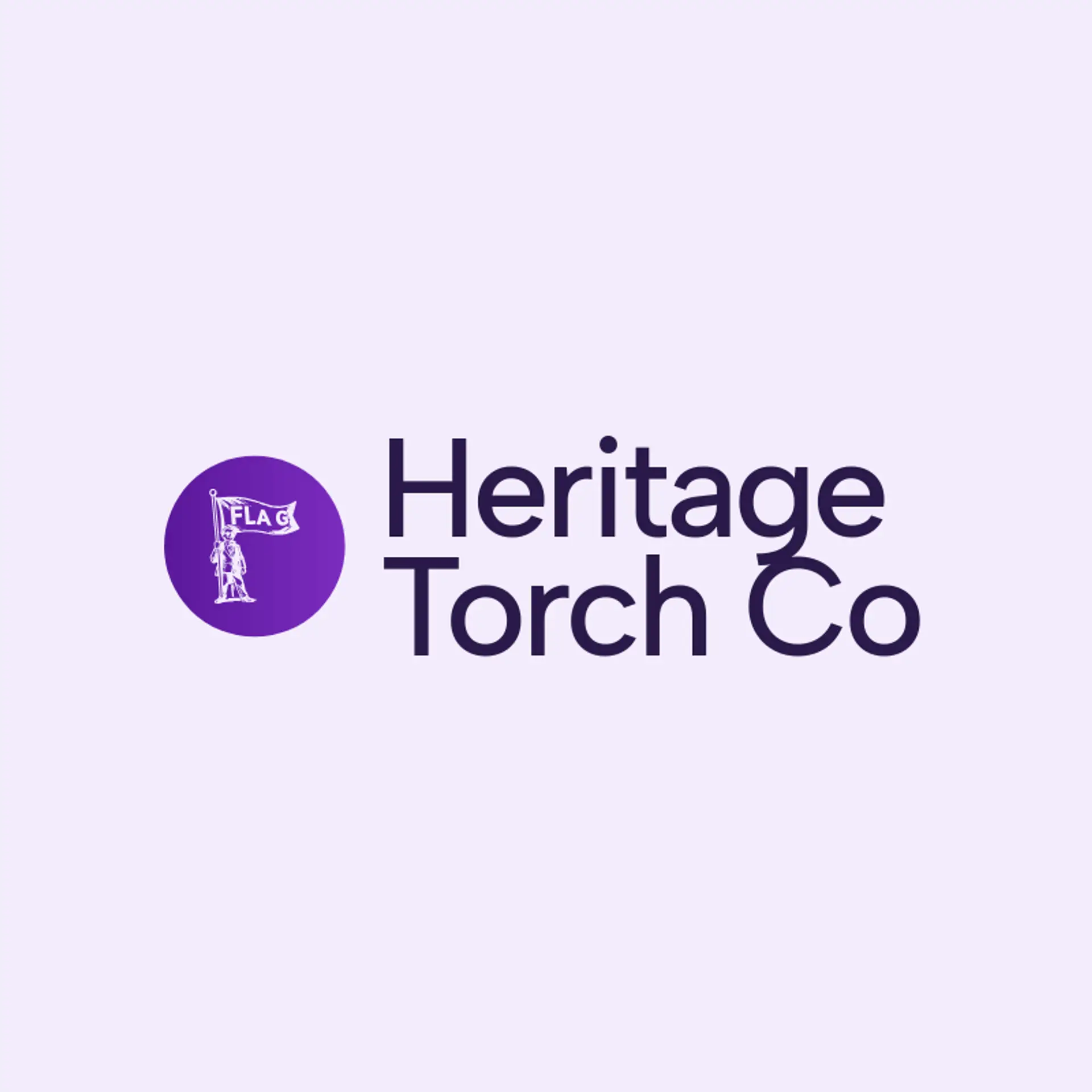 Heritage Torch Co logo for flag