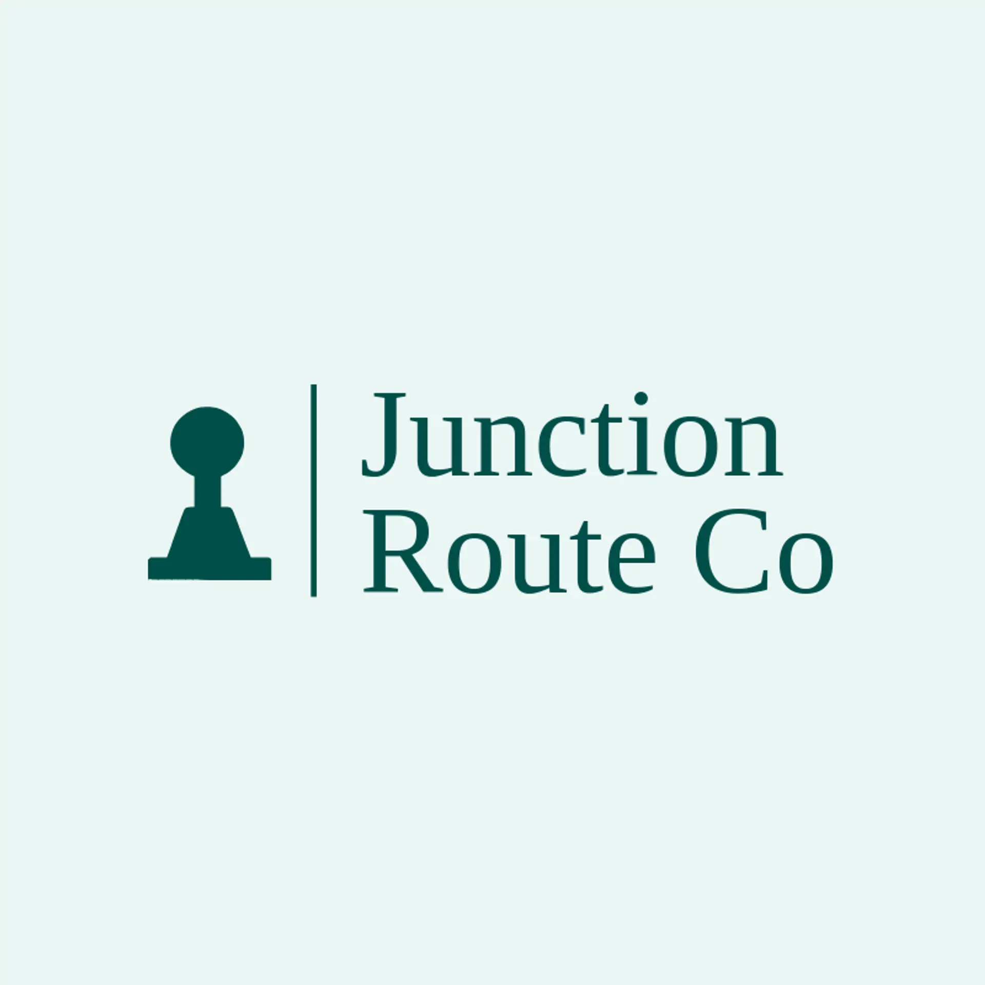 Junction Route Co logo for railroad