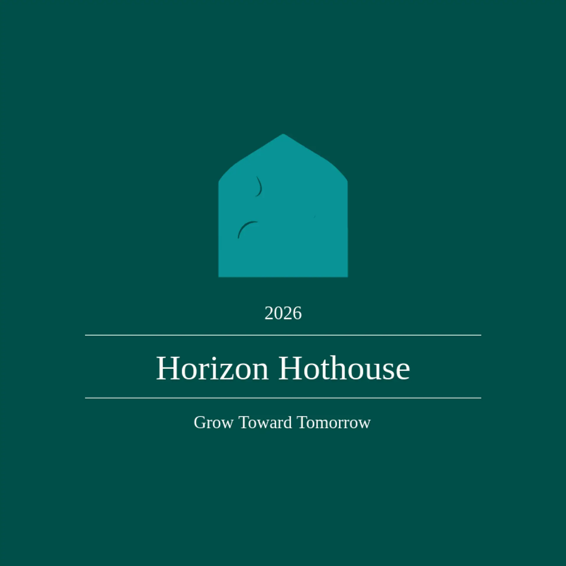 Horizon Hothouse logo for greenhouse