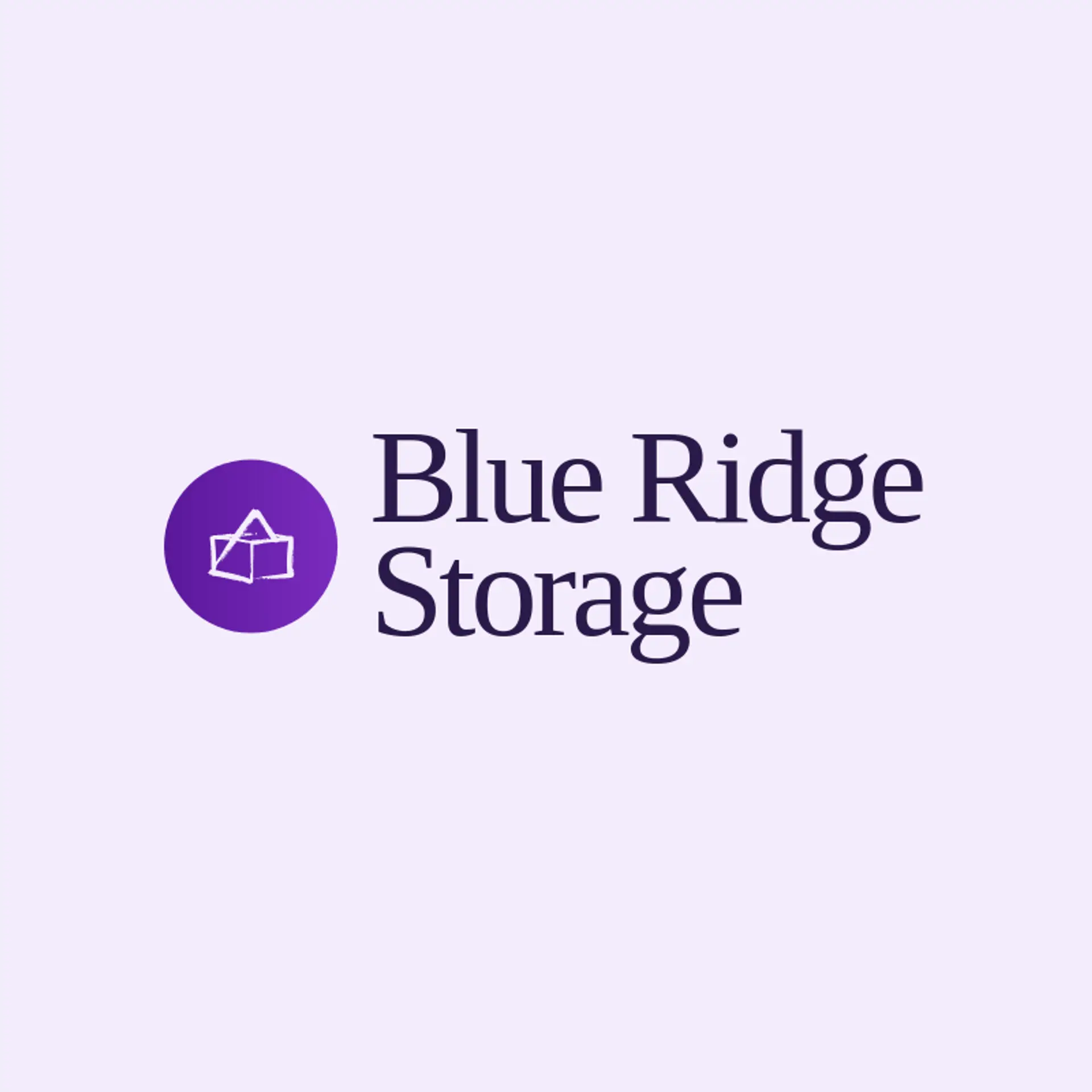 Blue Ridge Storage logo for storage