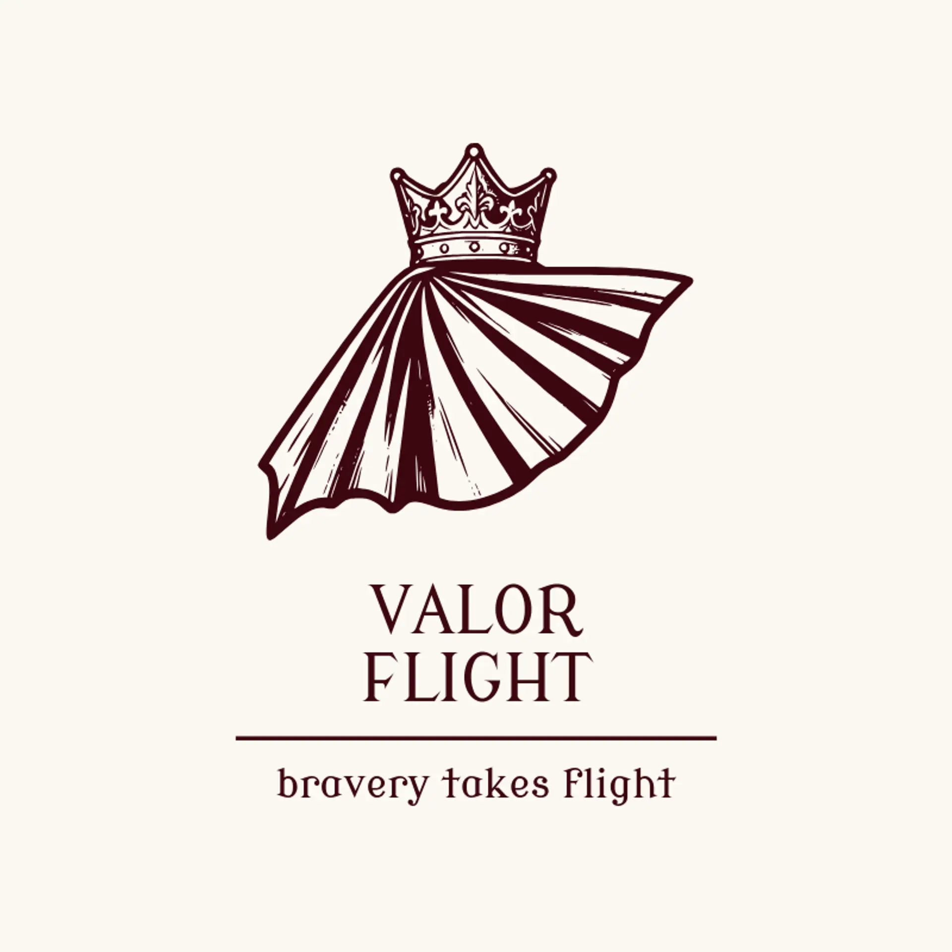 Valor Flight logo for superhero