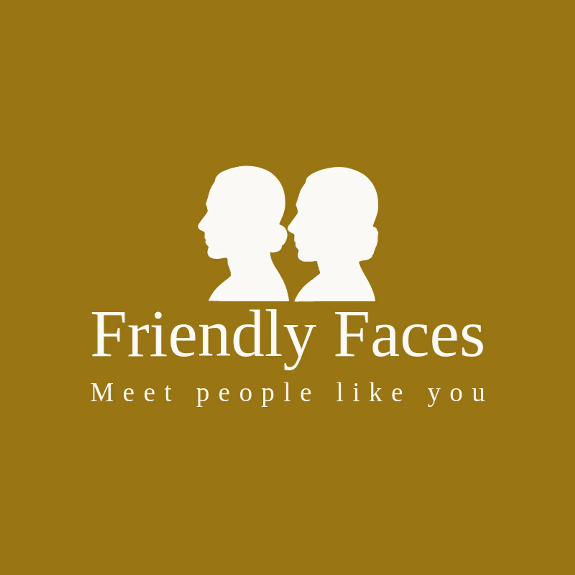 Friendly Faces logo for dating app