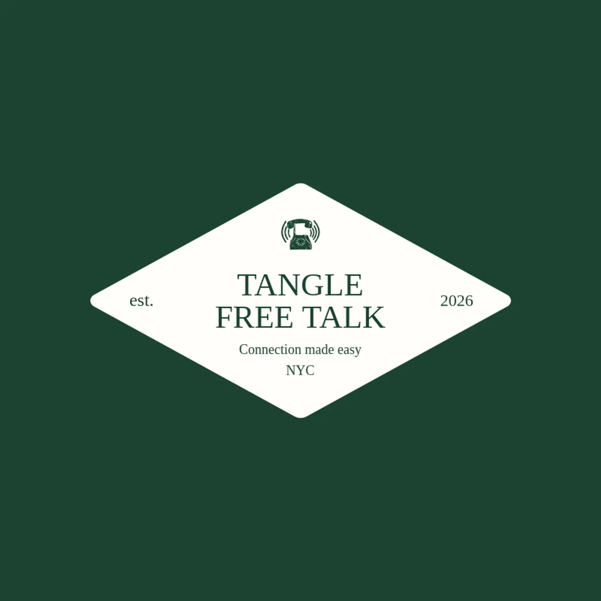 Tangle Free Talk logo for call