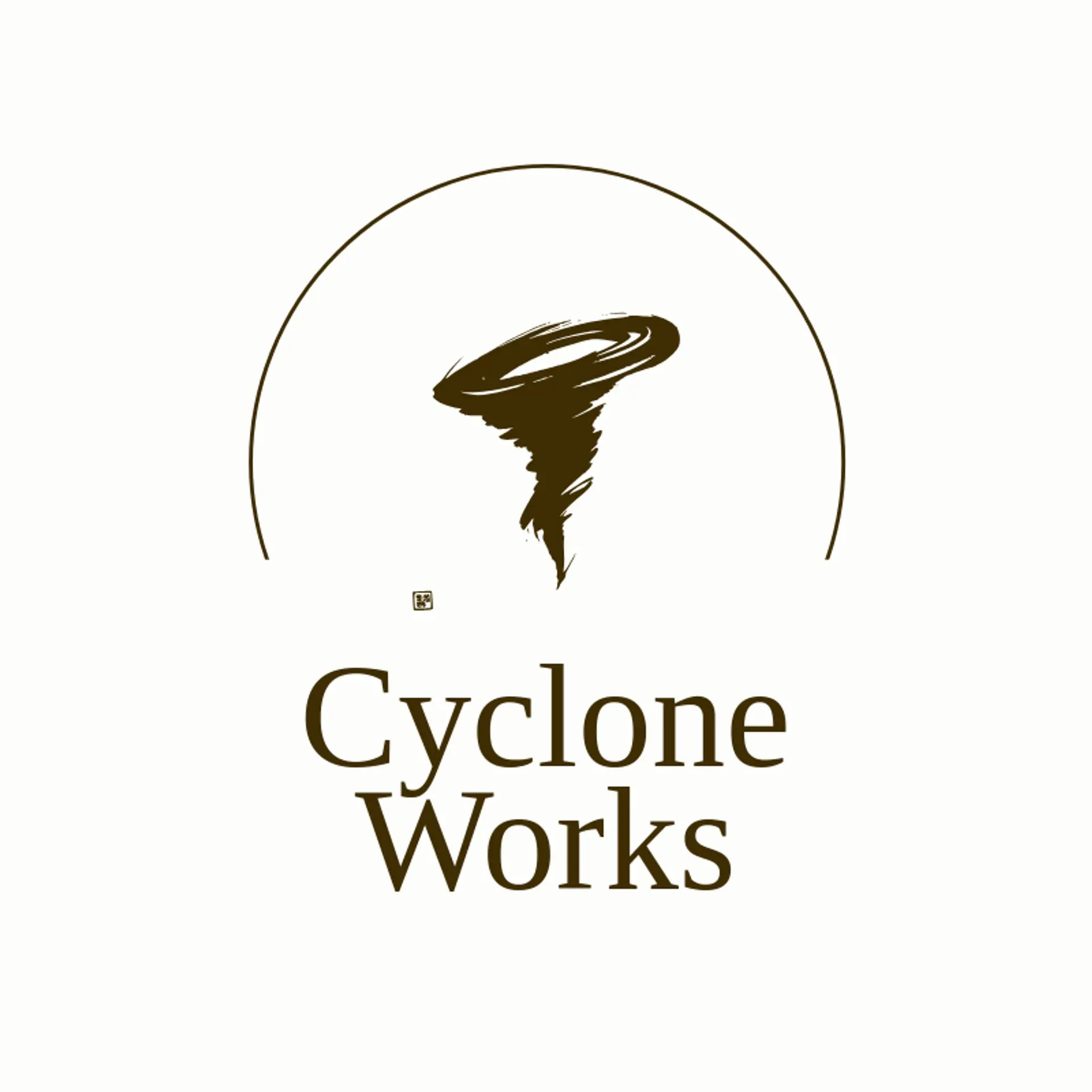 Cyclone Works logo for vortex