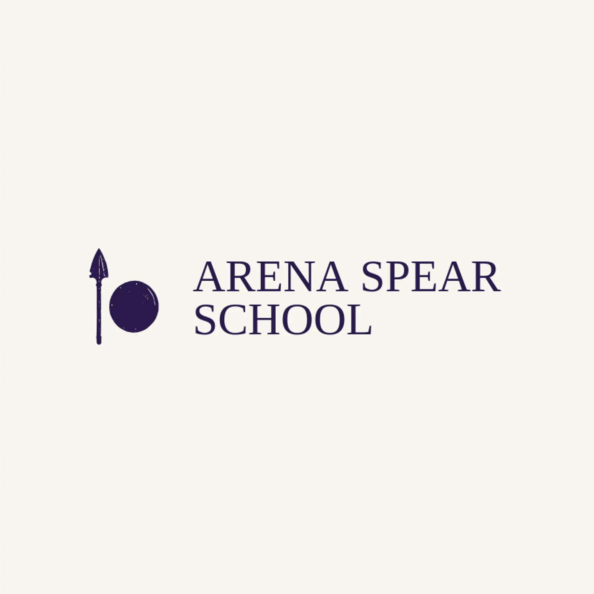 Arena Spear School logo for gladiator