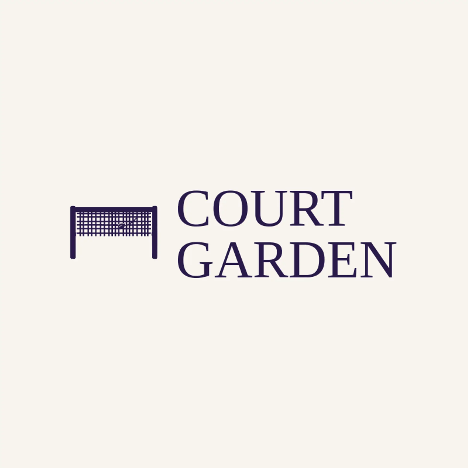 Court Garden logo for tennis
