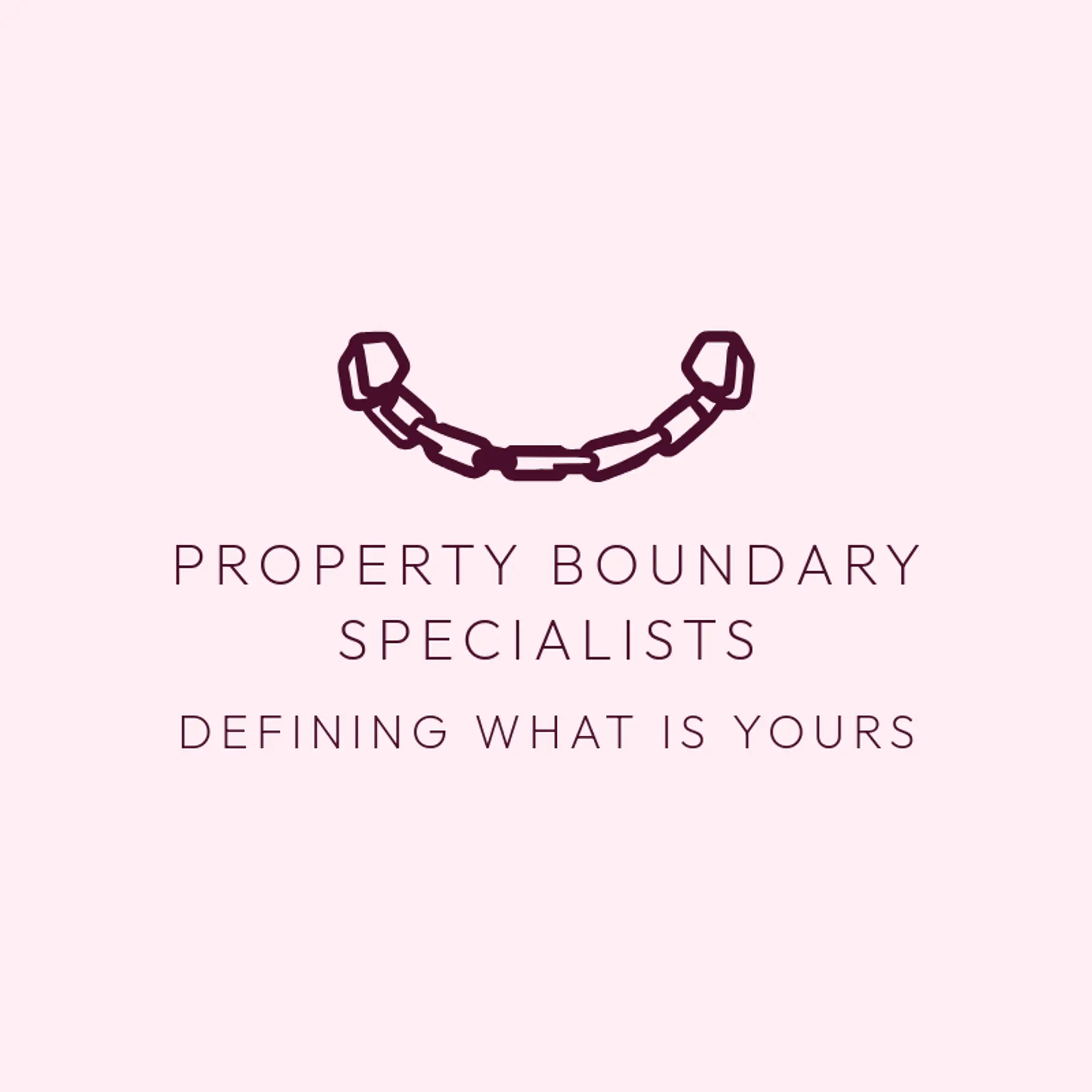 Property Boundary Specialists logo for surveying