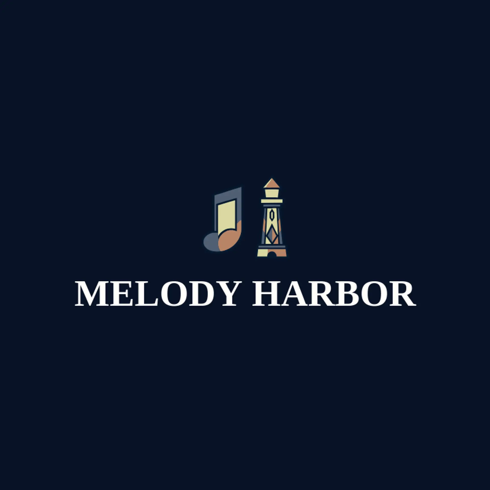 Melody Harbor logo for music note