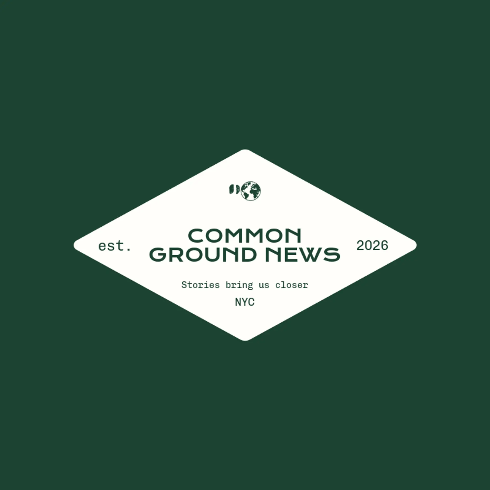Common Ground News logo for news channel