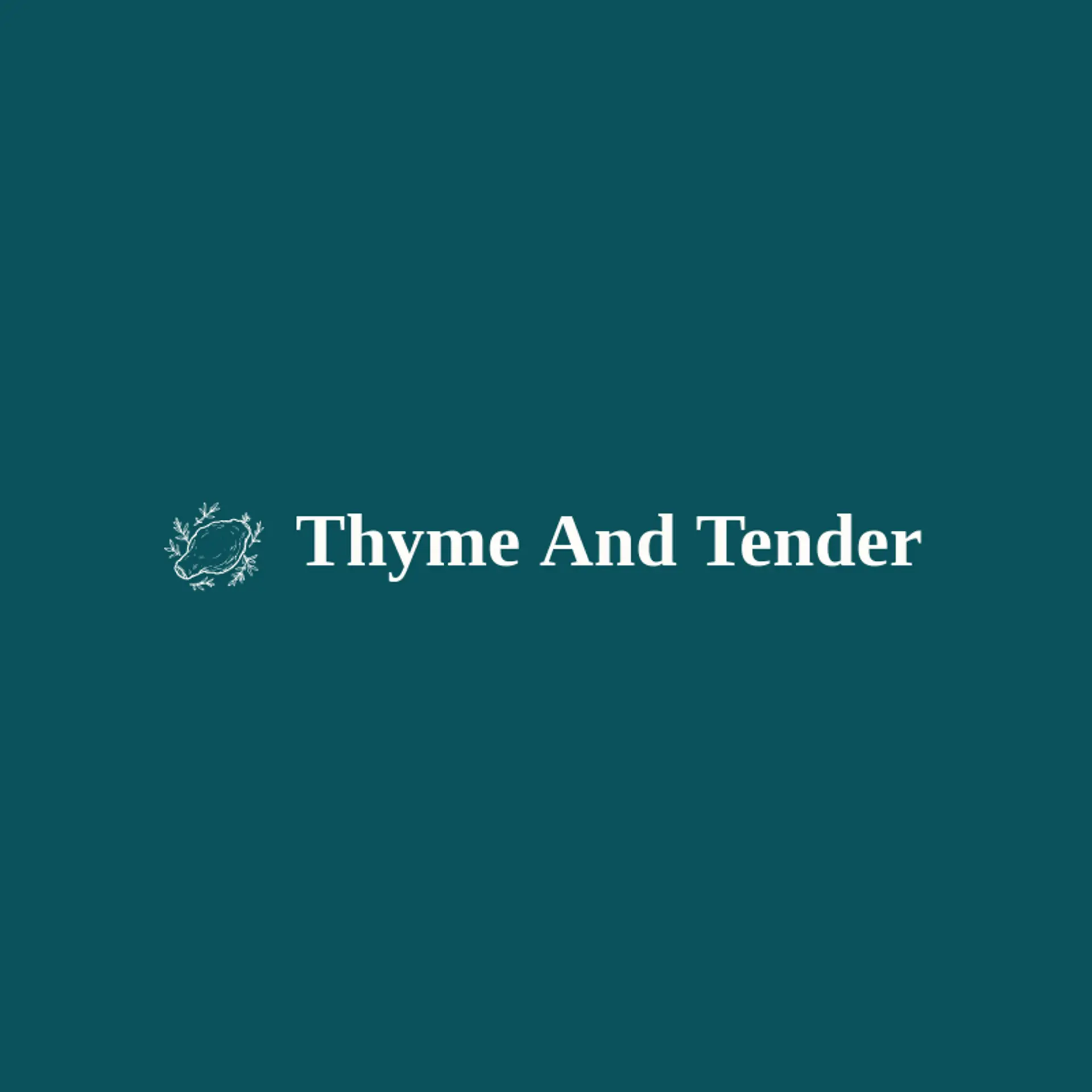 Thyme and Tender logo for fried chicken
