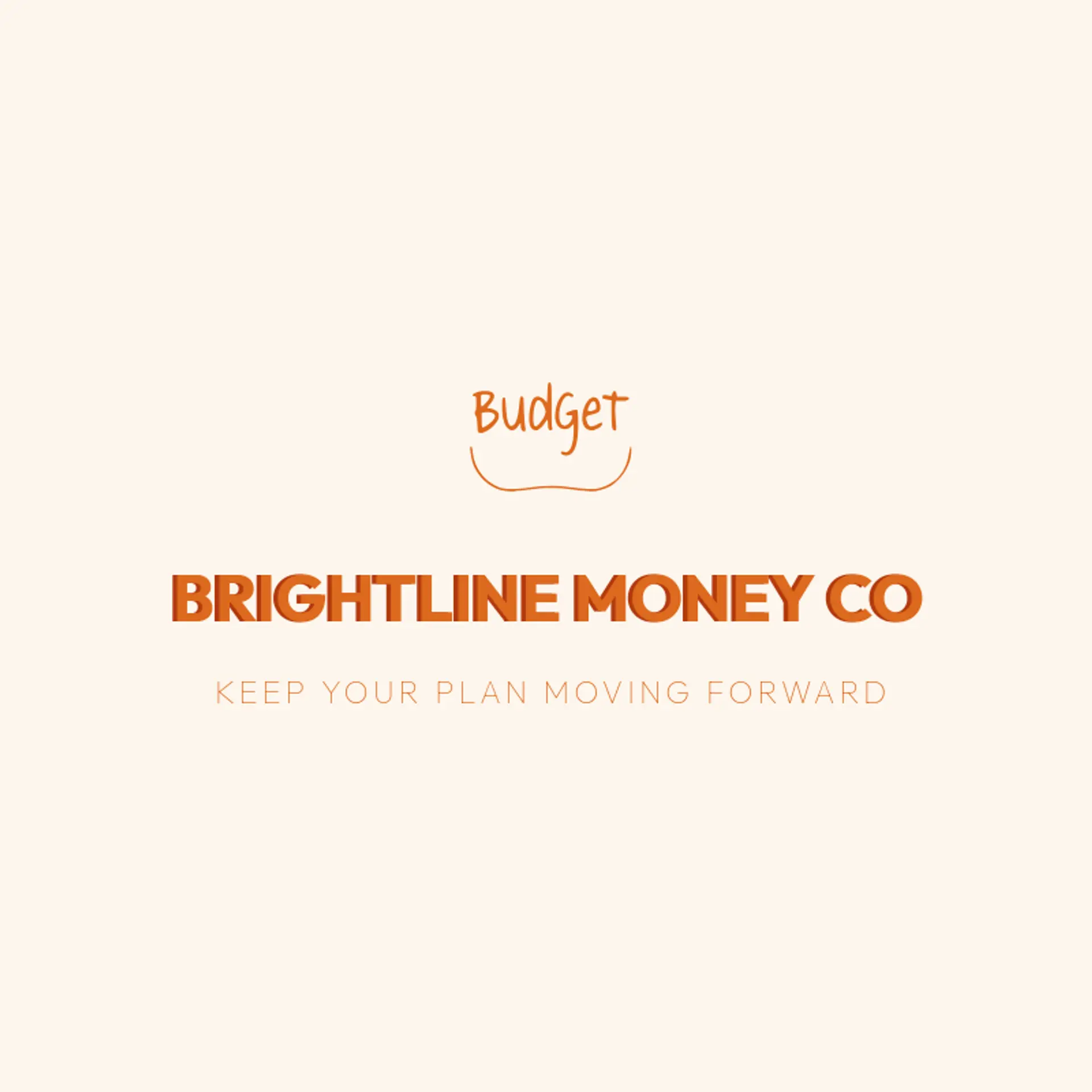 Brightline Money Co logo for budget