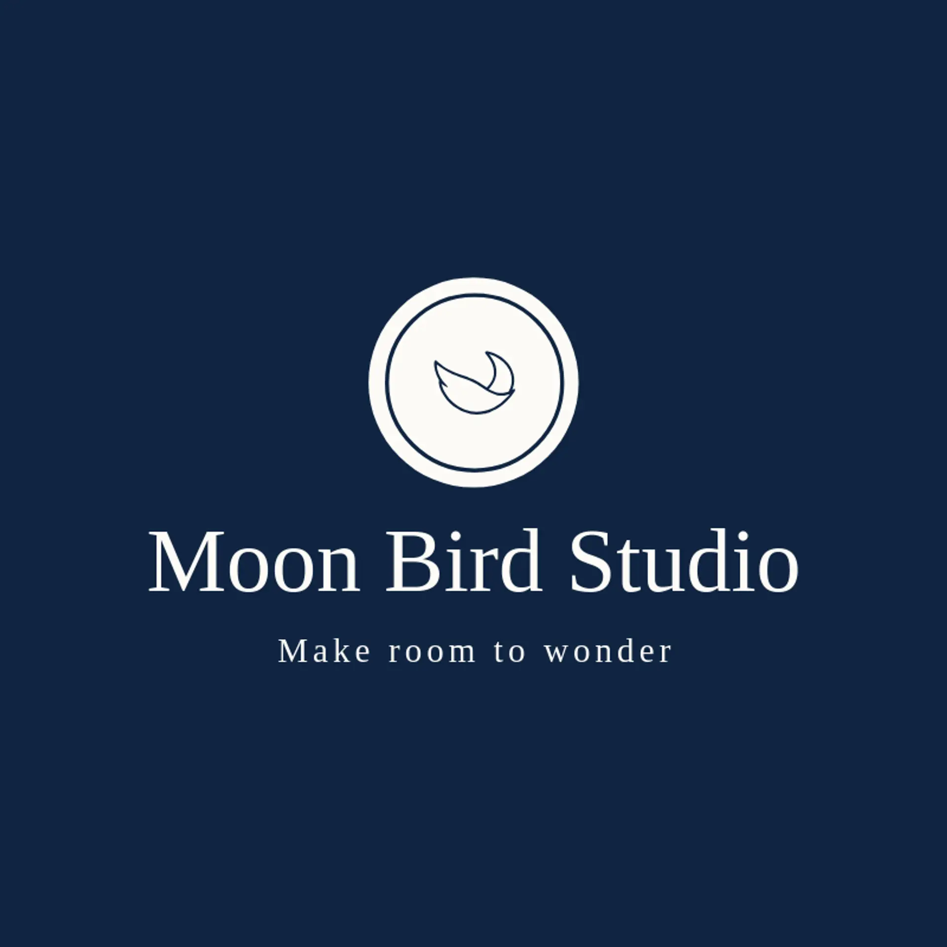 Moon Bird Studio logo for wing