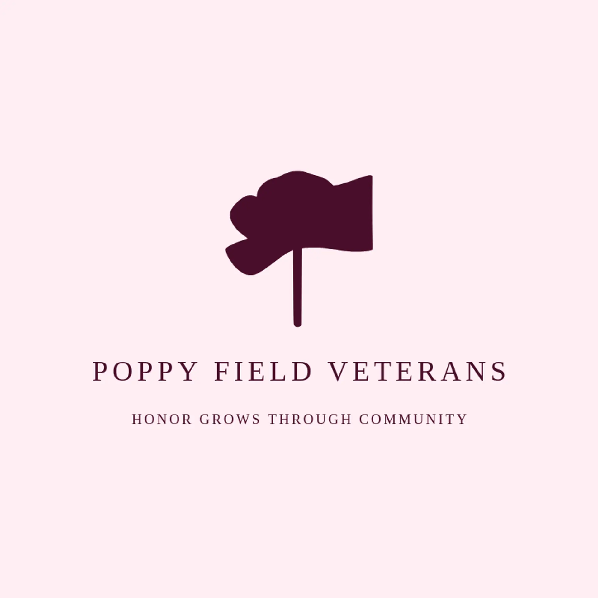 Poppy Field Veterans logo for veteran