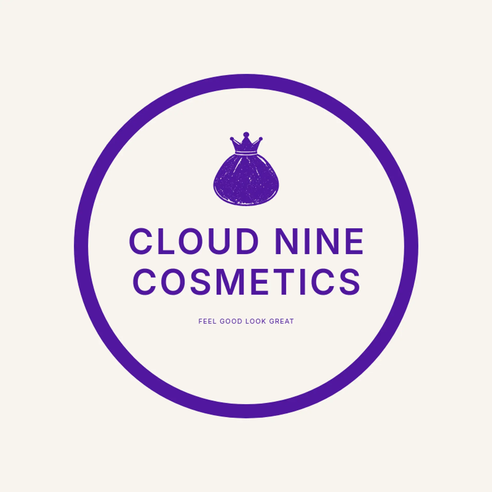 Cloud Nine Cosmetics logo for makeup