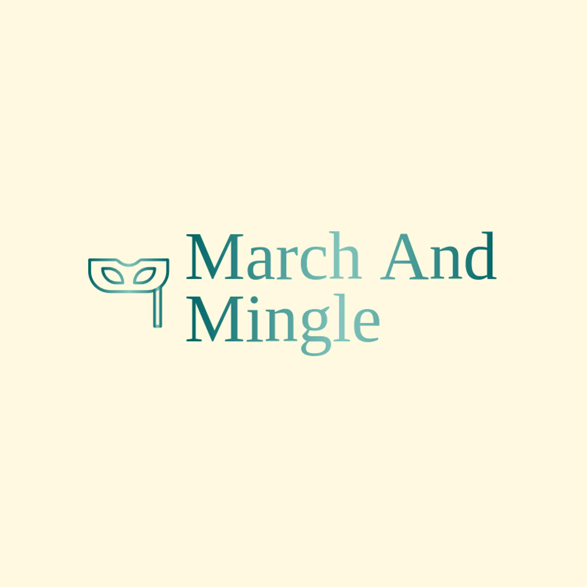 March and Mingle logo for parade