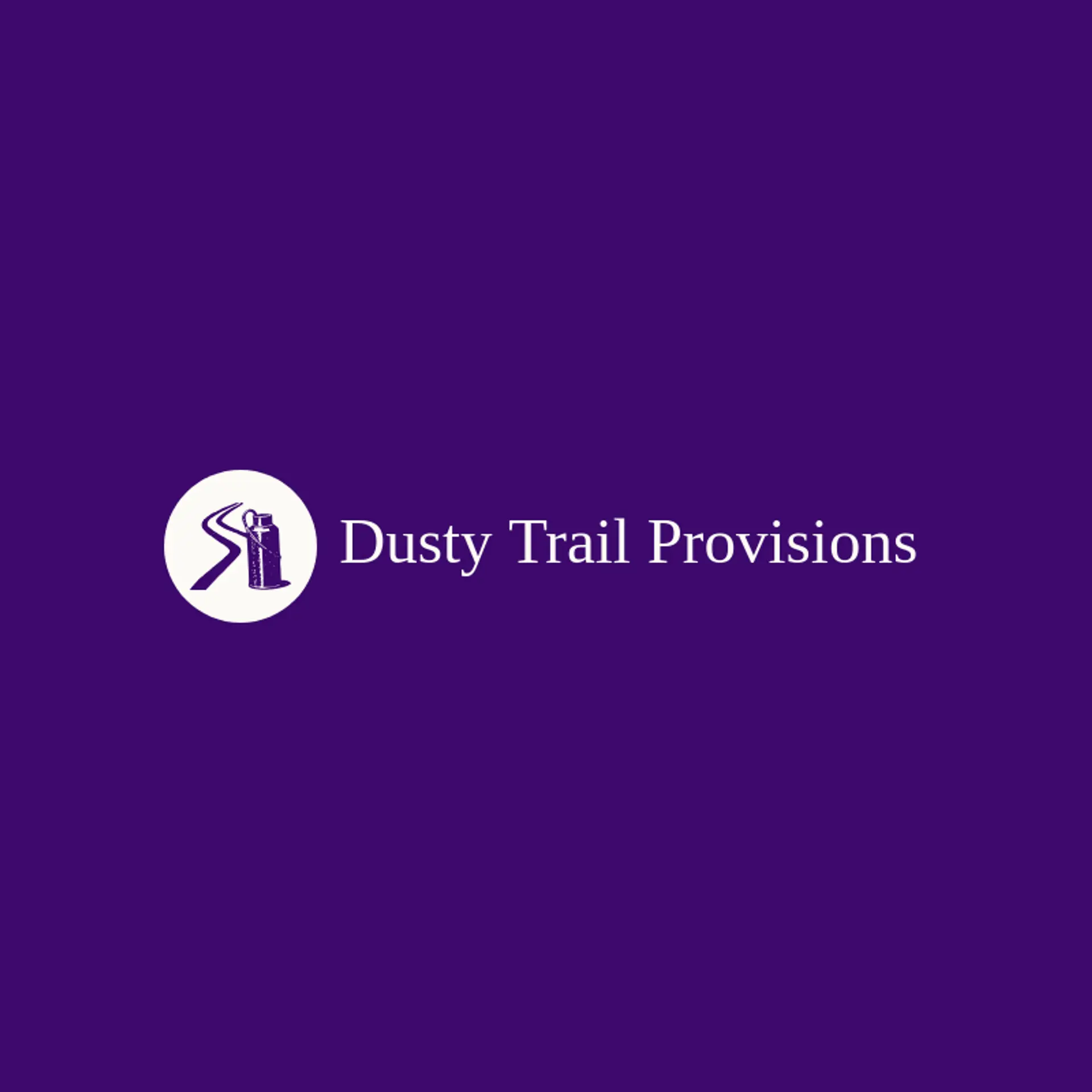 Dusty Trail Provisions logo for Desert