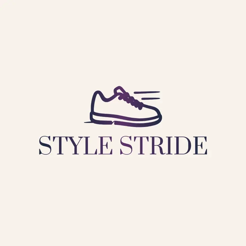 The Shopify store name Style Stride as a branded logo with a color icon