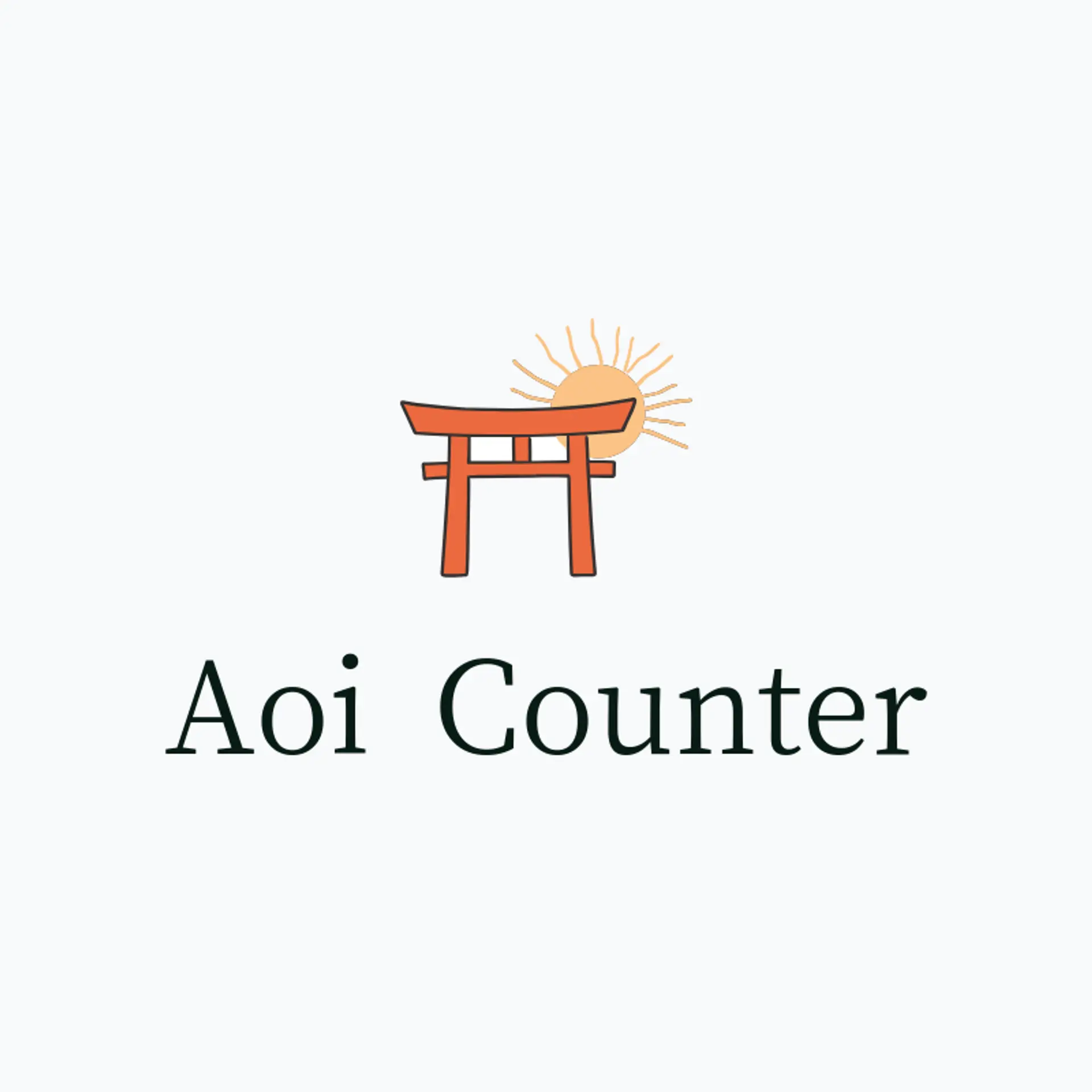 Aoi Counter logo for japanese