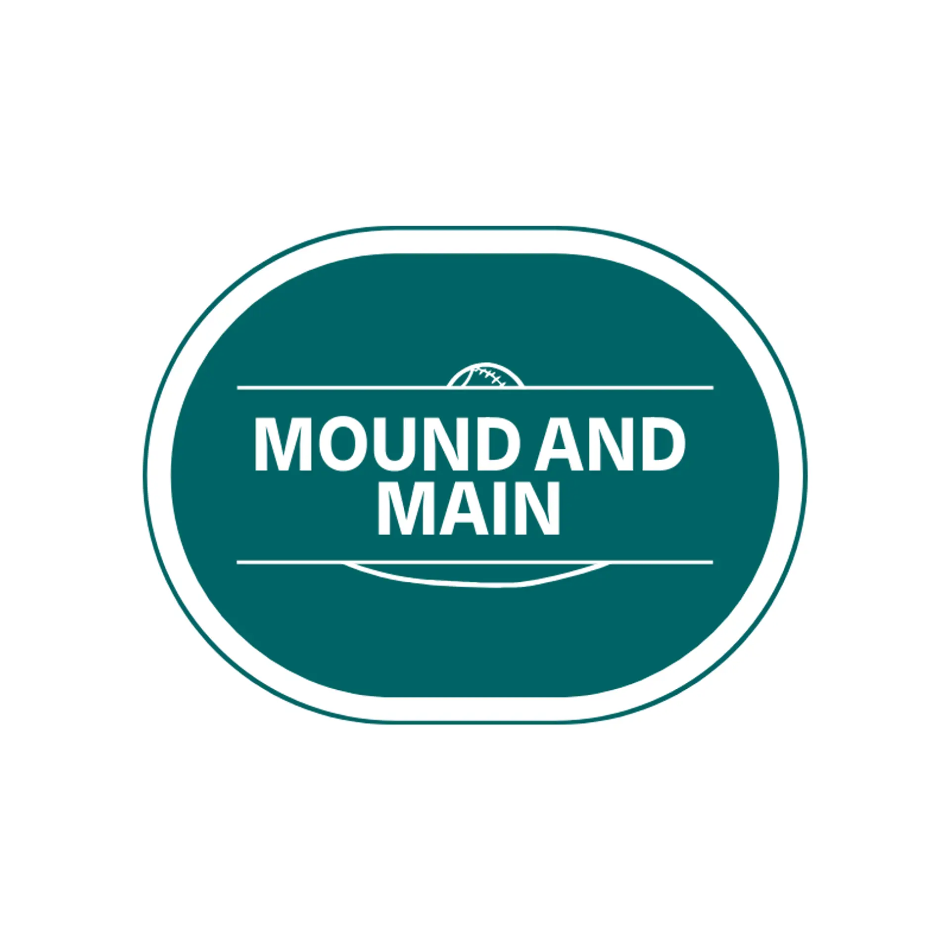 Mound And Main logo for baseball