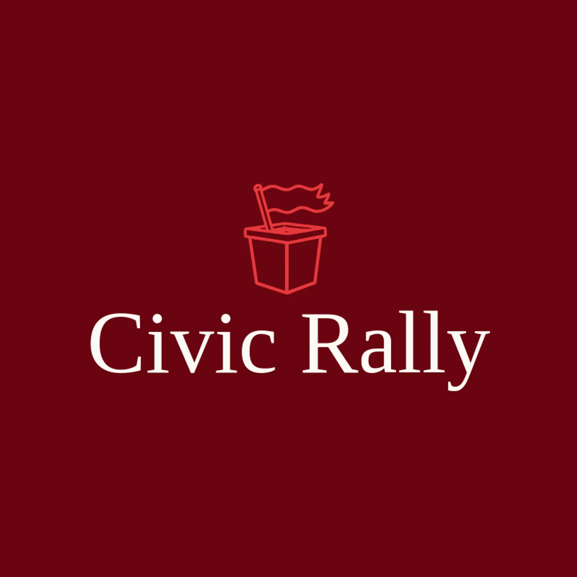 Civic Rally logo for vote