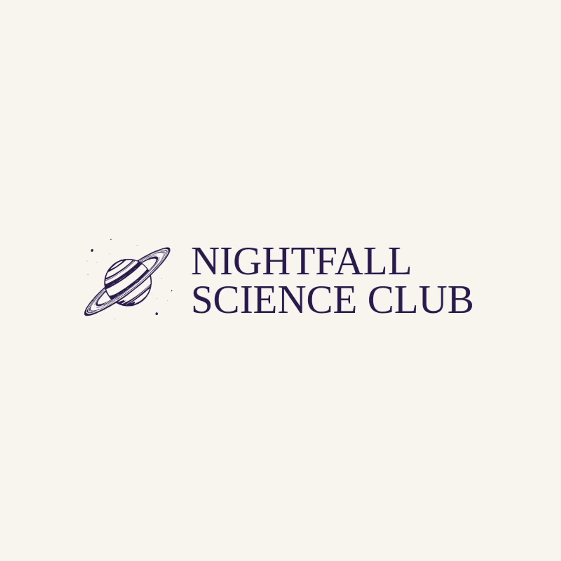 Nightfall Science Club logo for saturn