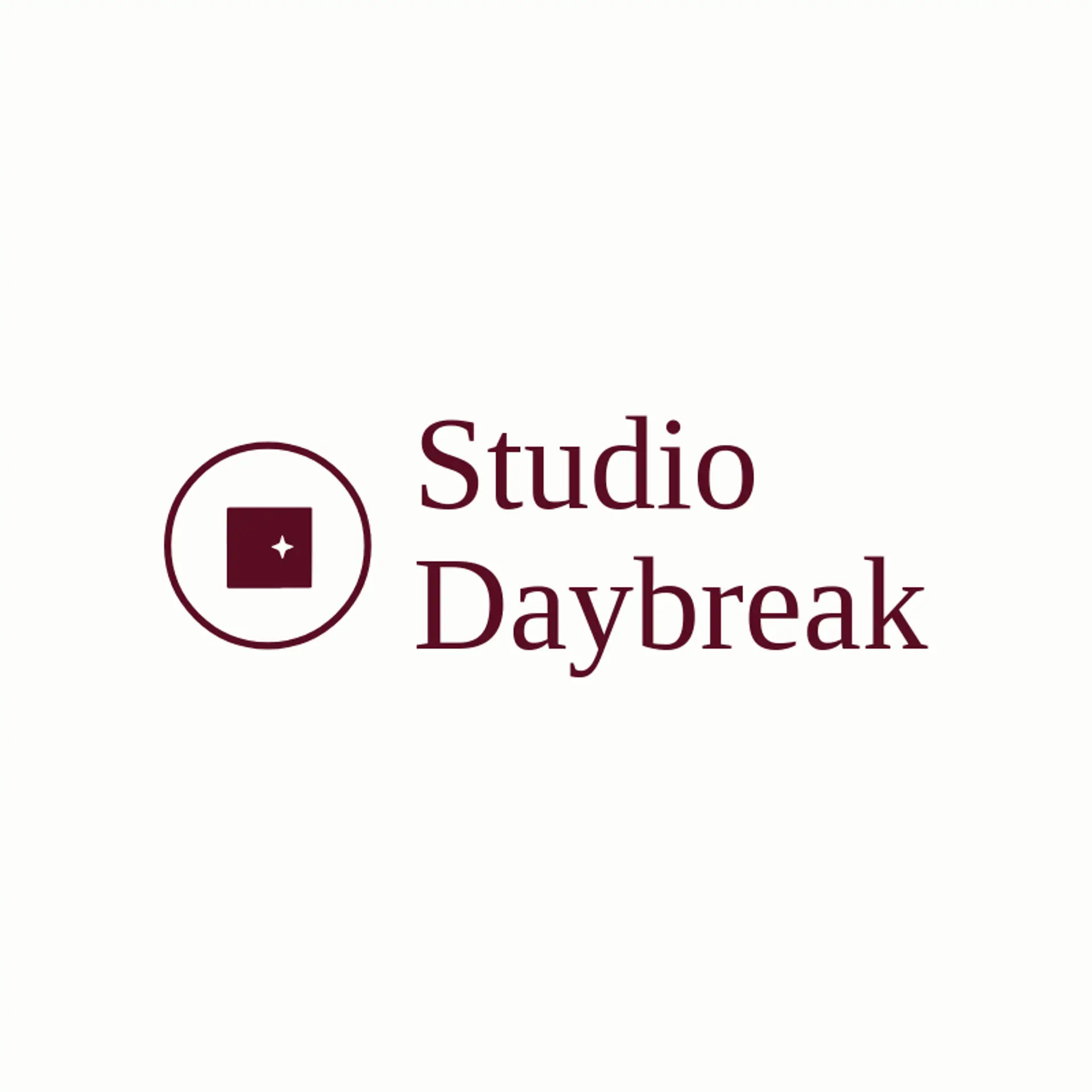 Studio Daybreak logo for canvas
