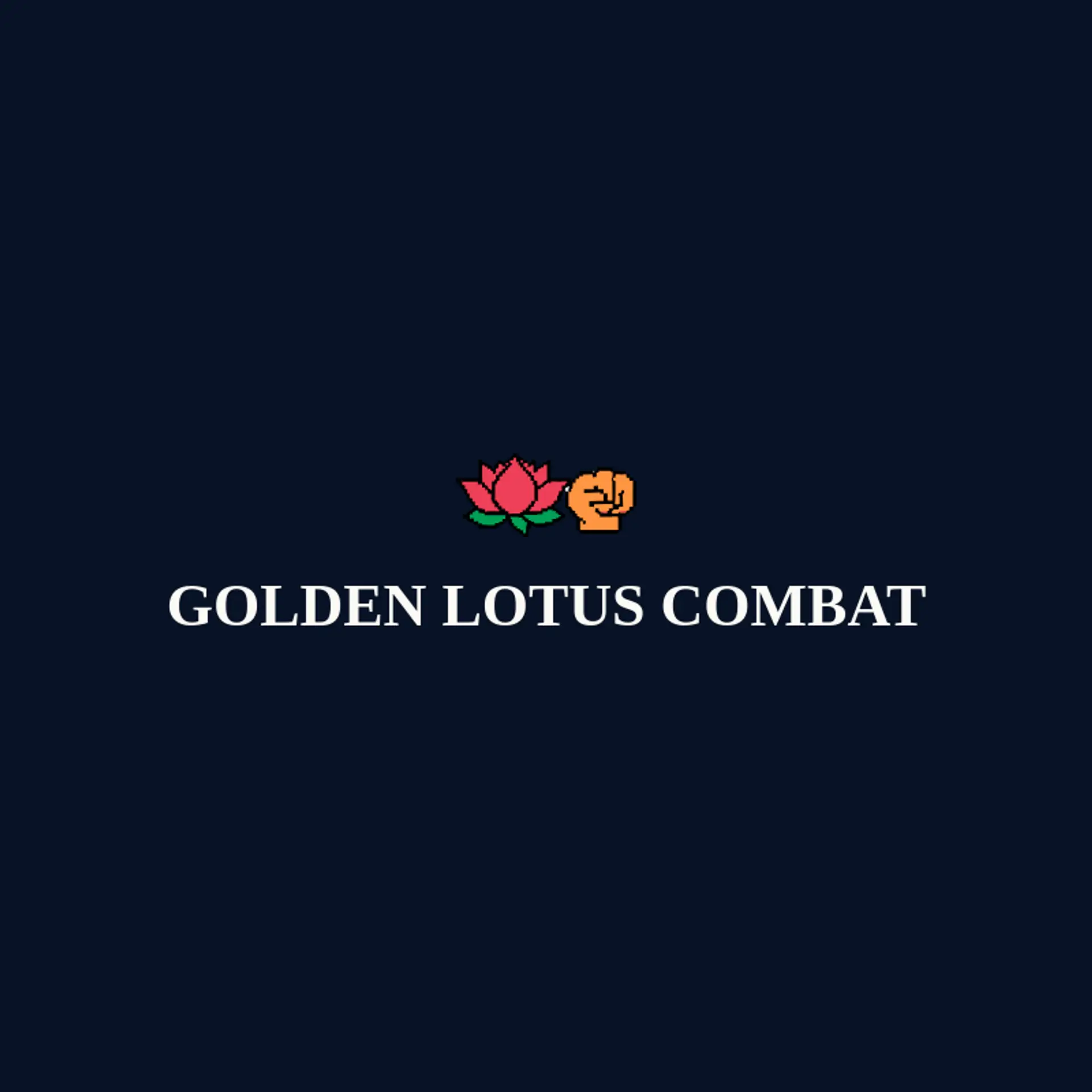 Golden Lotus Combat logo for muay thai