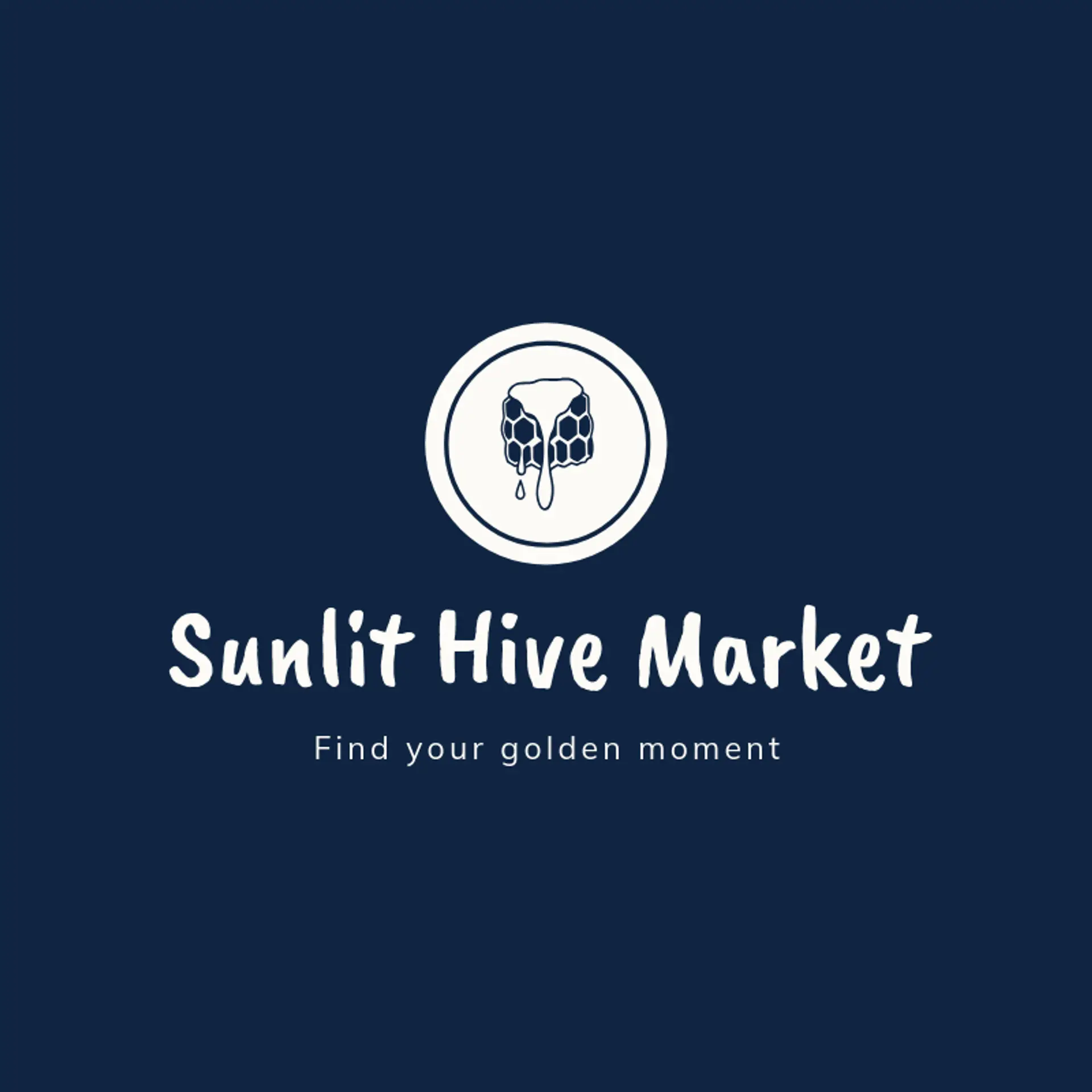 Sunlit Hive Market logo for hive