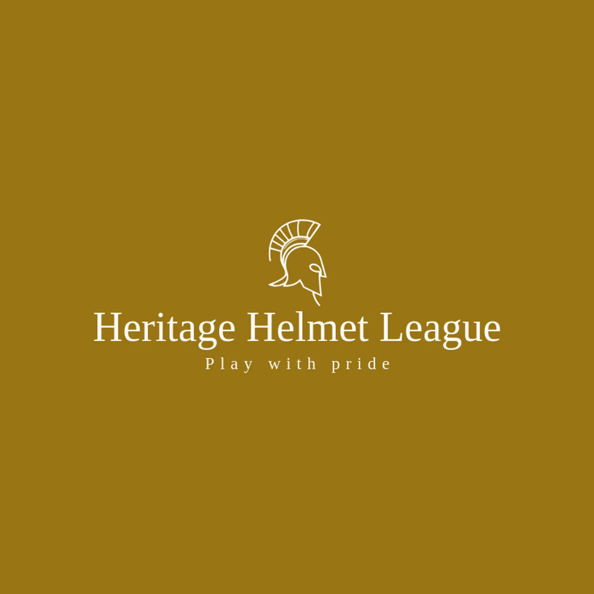 Heritage Helmet League logo for trojan