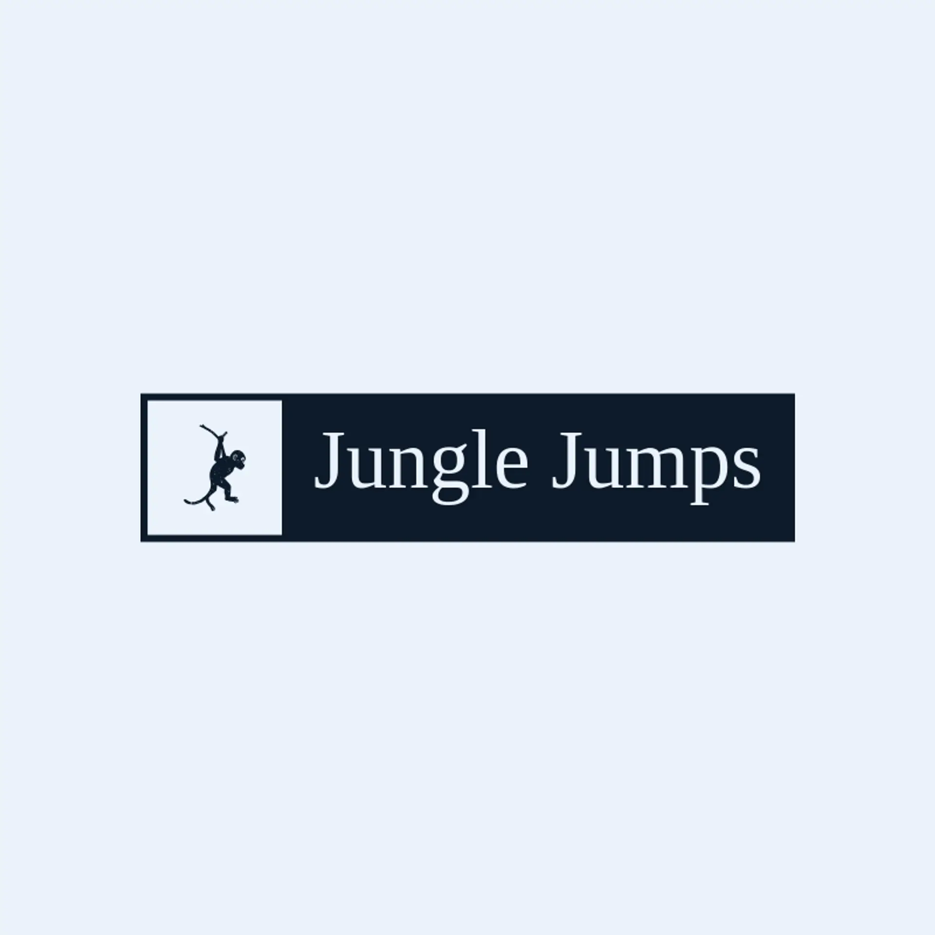 Jungle Jumps logo for monkey