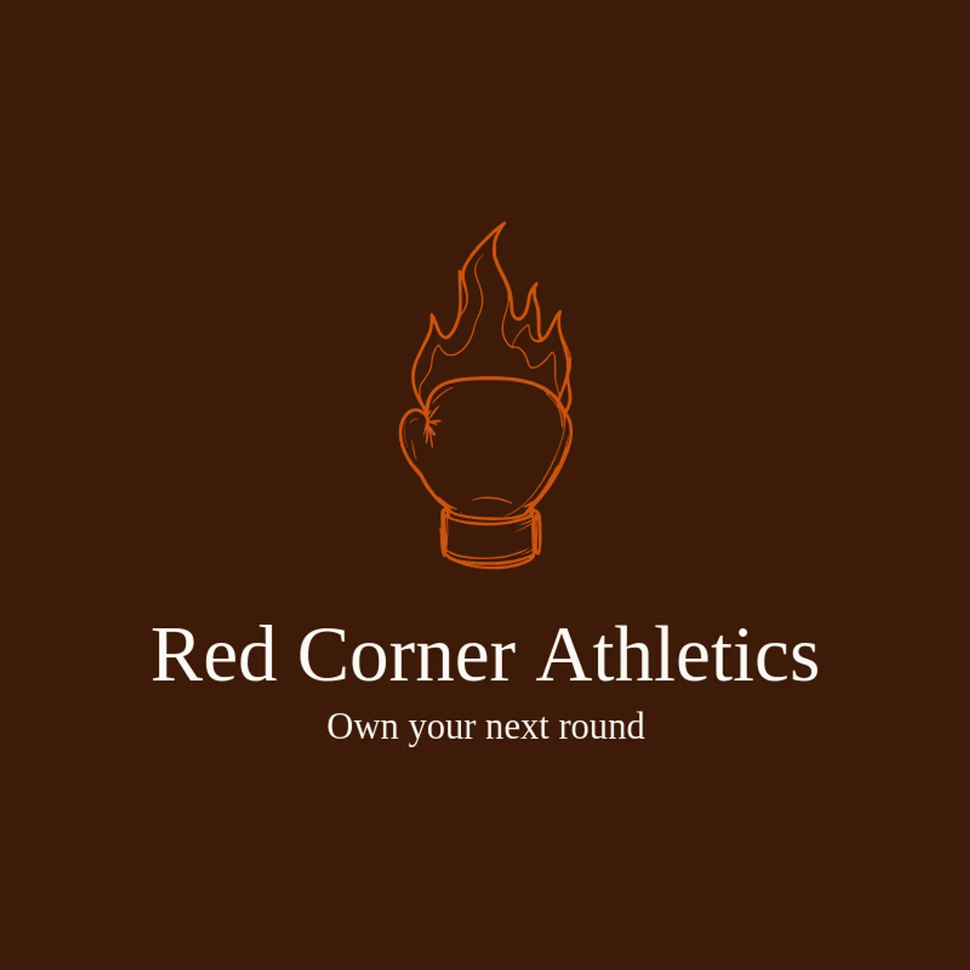 Red Corner Athletics logo for boxing