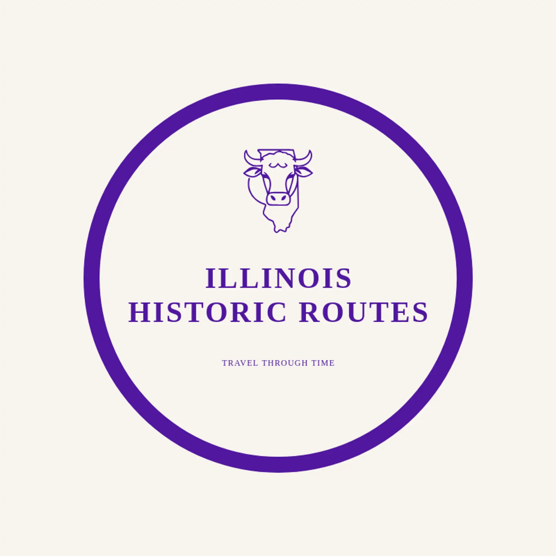 Illinois Historic Routes logo for illinois