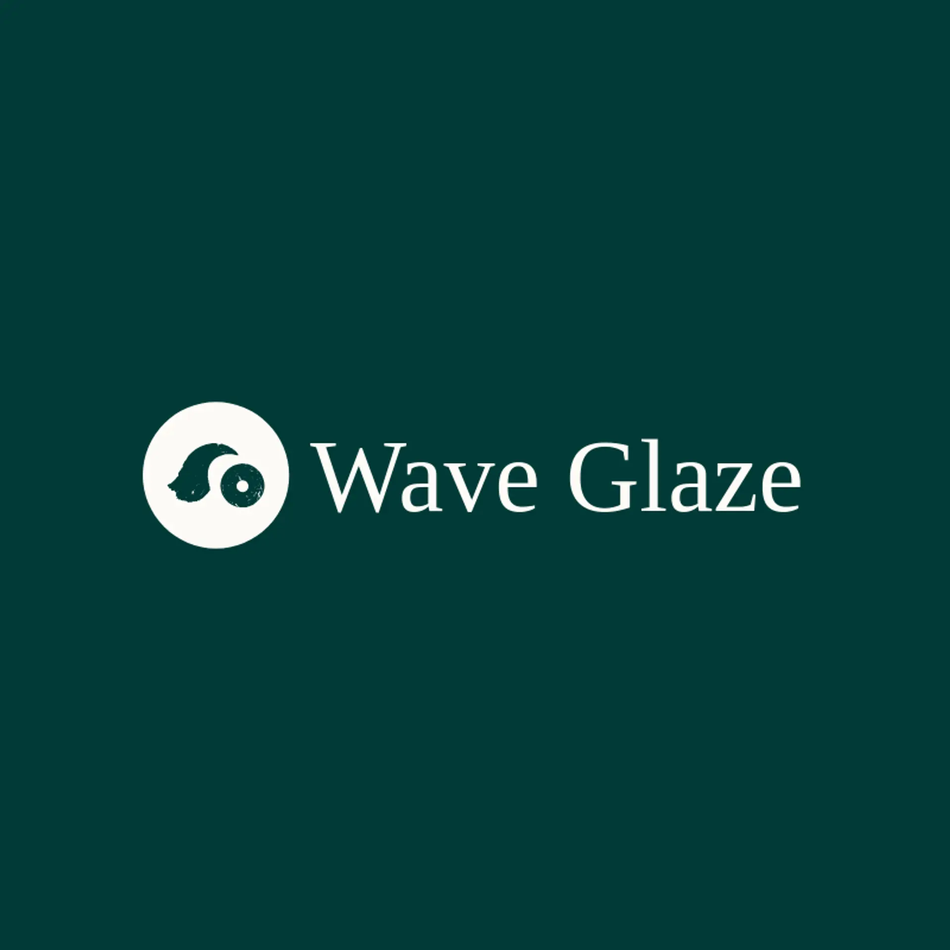 Wave Glaze logo for donut