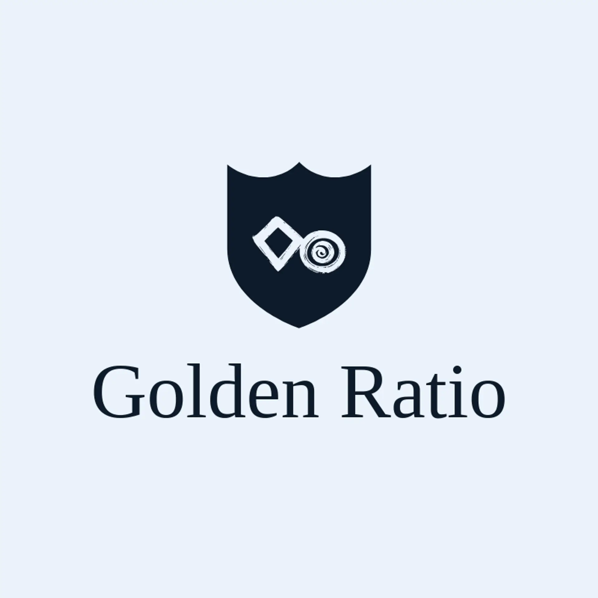 Golden Ratio logo for geometry
