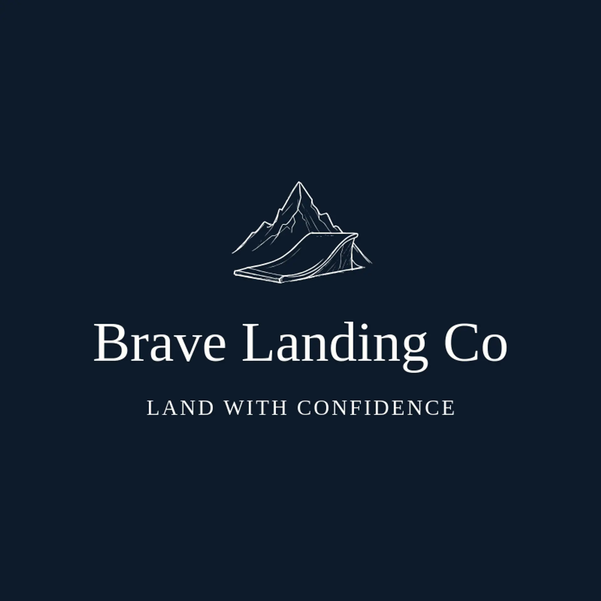 Brave Landing Co logo for skate
