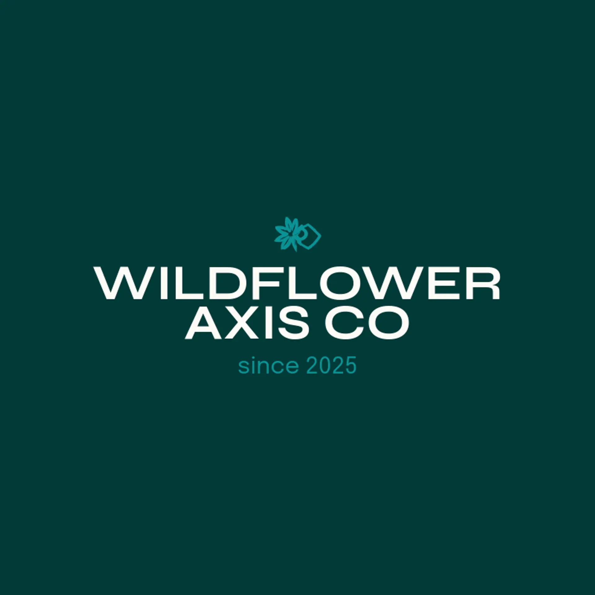 Wildflower Axis Co logo for hexagon