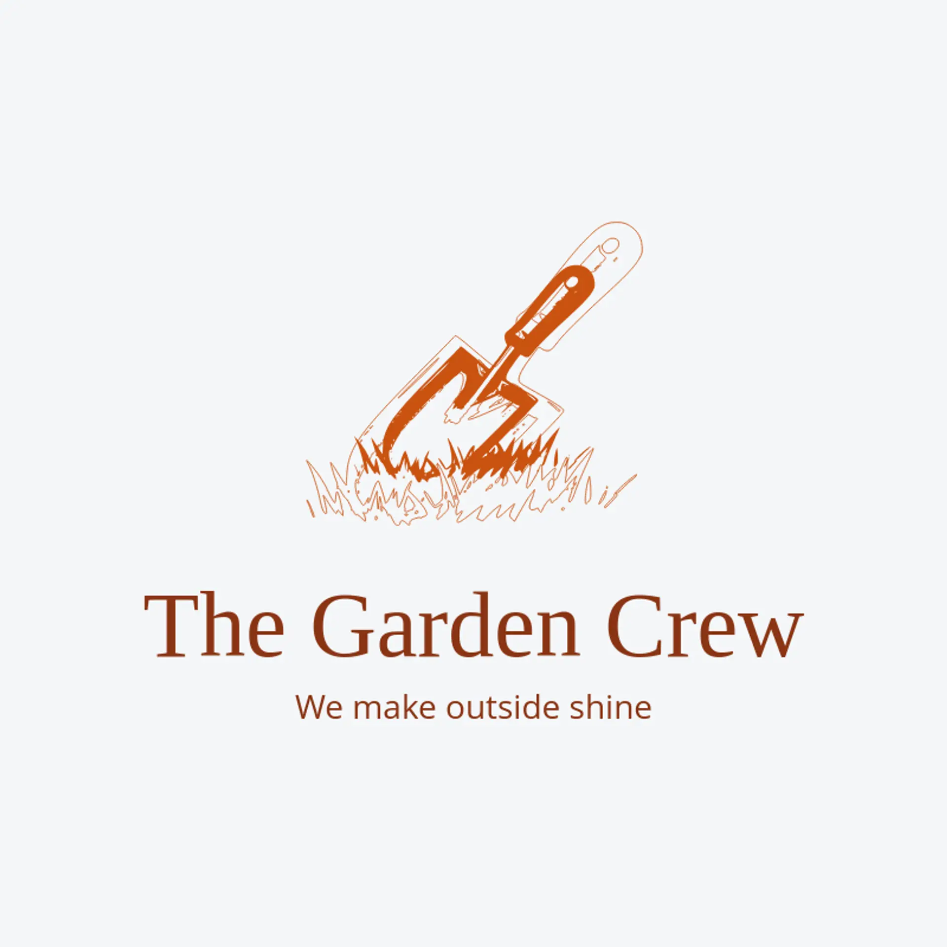 The Garden Crew logo for yard