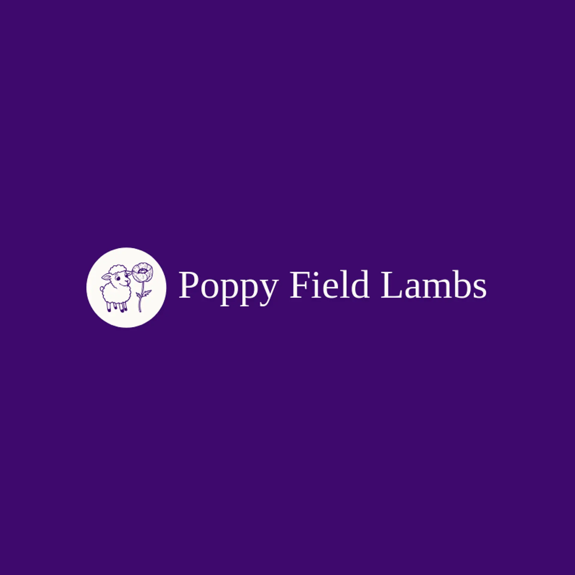 Poppy Field Lambs logo for lamb