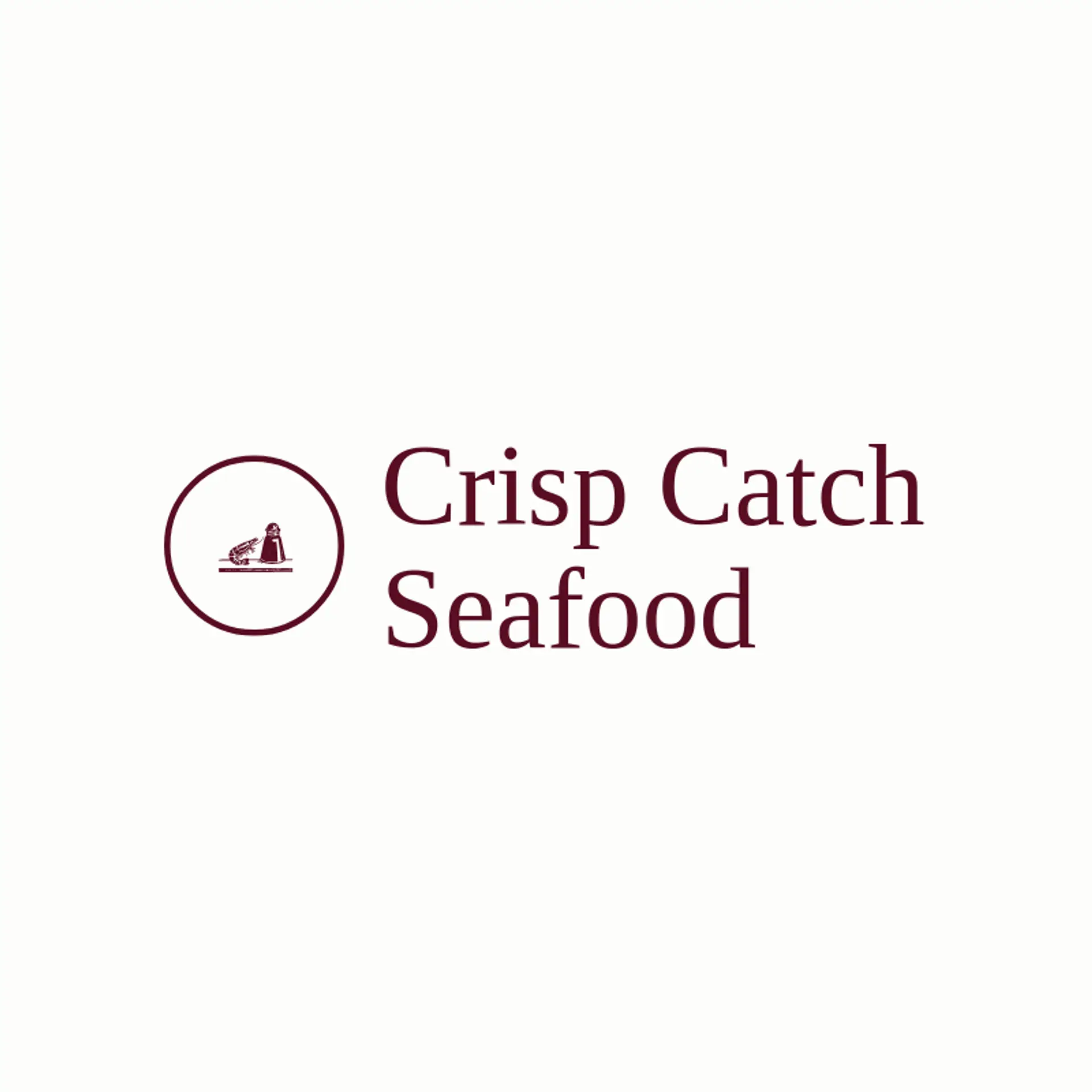 Crisp Catch Seafood logo for shrimp