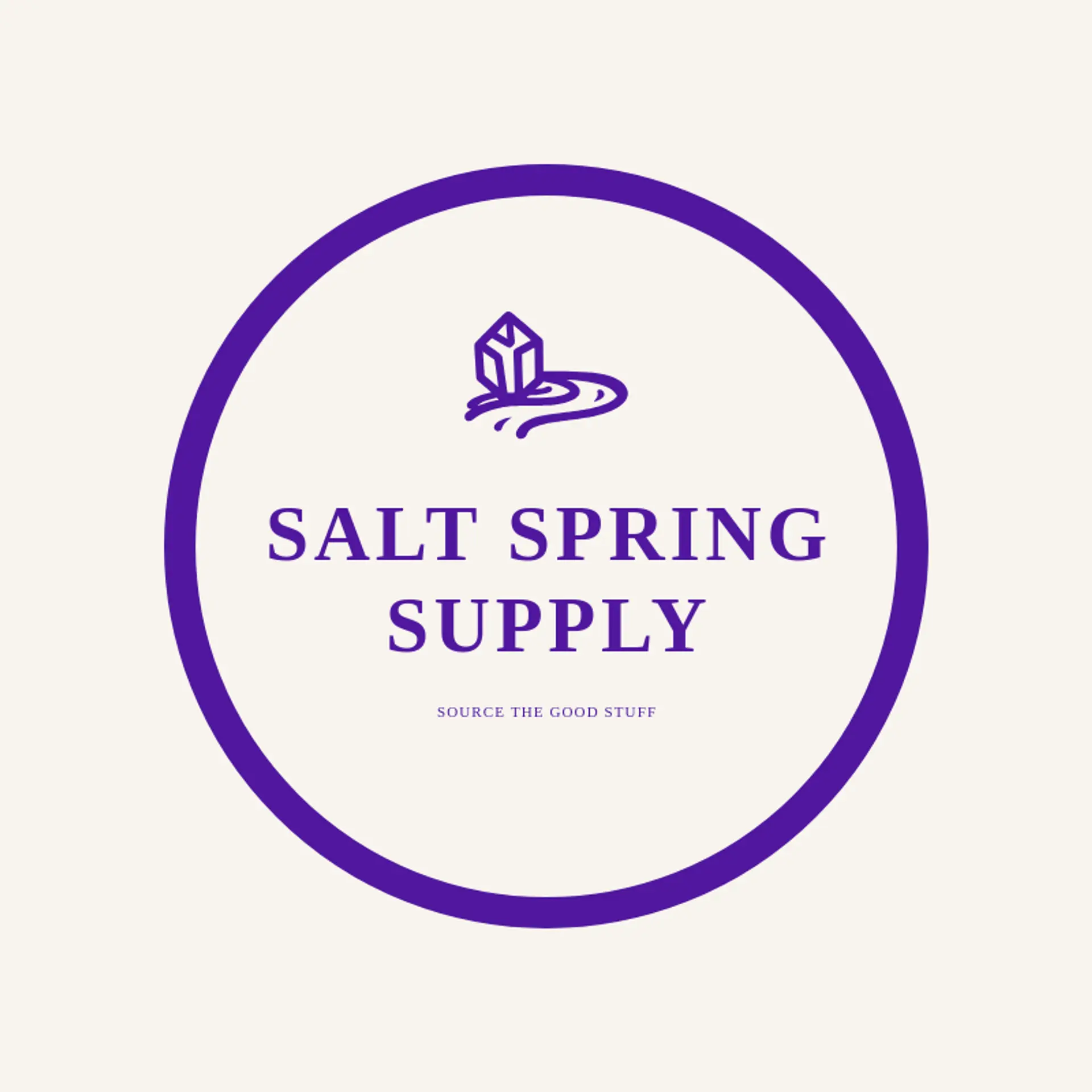Salt Spring Supply logo for salt